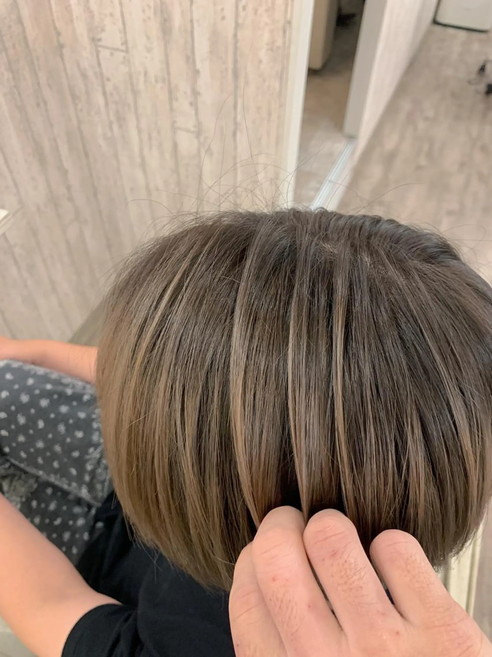 ショート カラー レイヤーカットモデル 募集/藤原一真のヘアスタイル