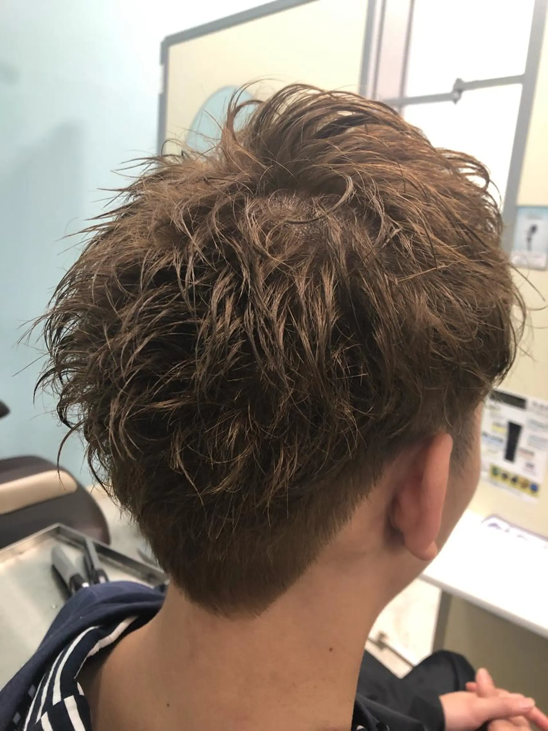 パーマ メンズ 吉田 凌也のヘアスタイル