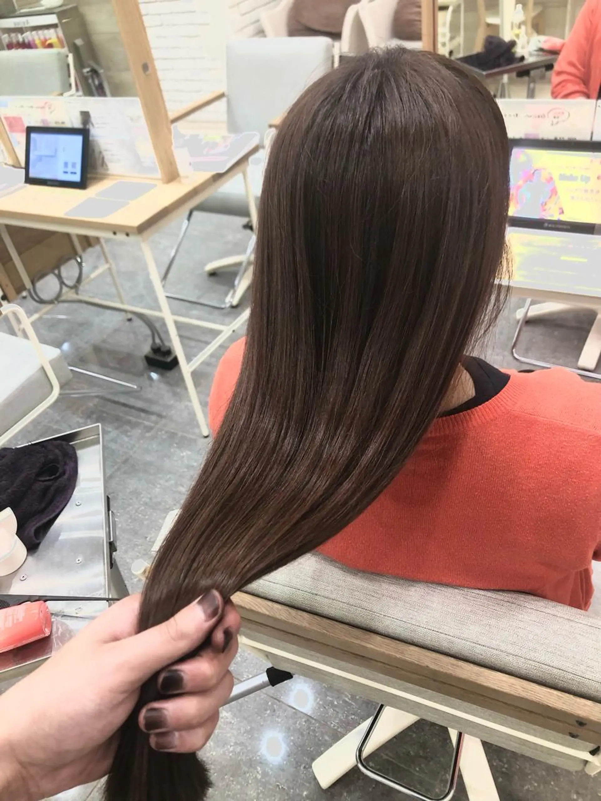 ロング トリートメント 太白区/白髪ぼかし ハイライト/千葉達人のヘアスタイル