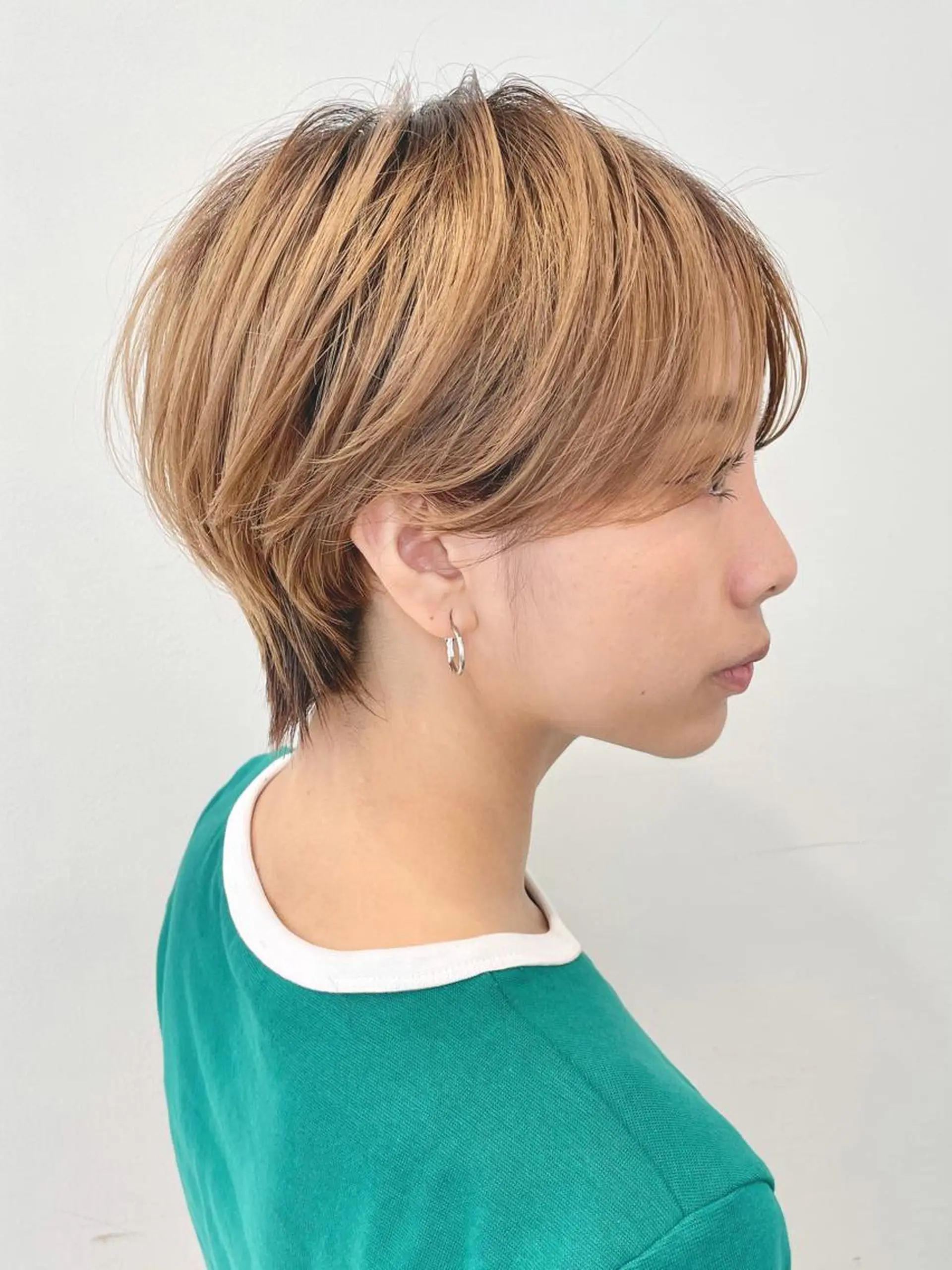 ショート クロスパーマ松永裕久 似合わせカットのヘアスタイル