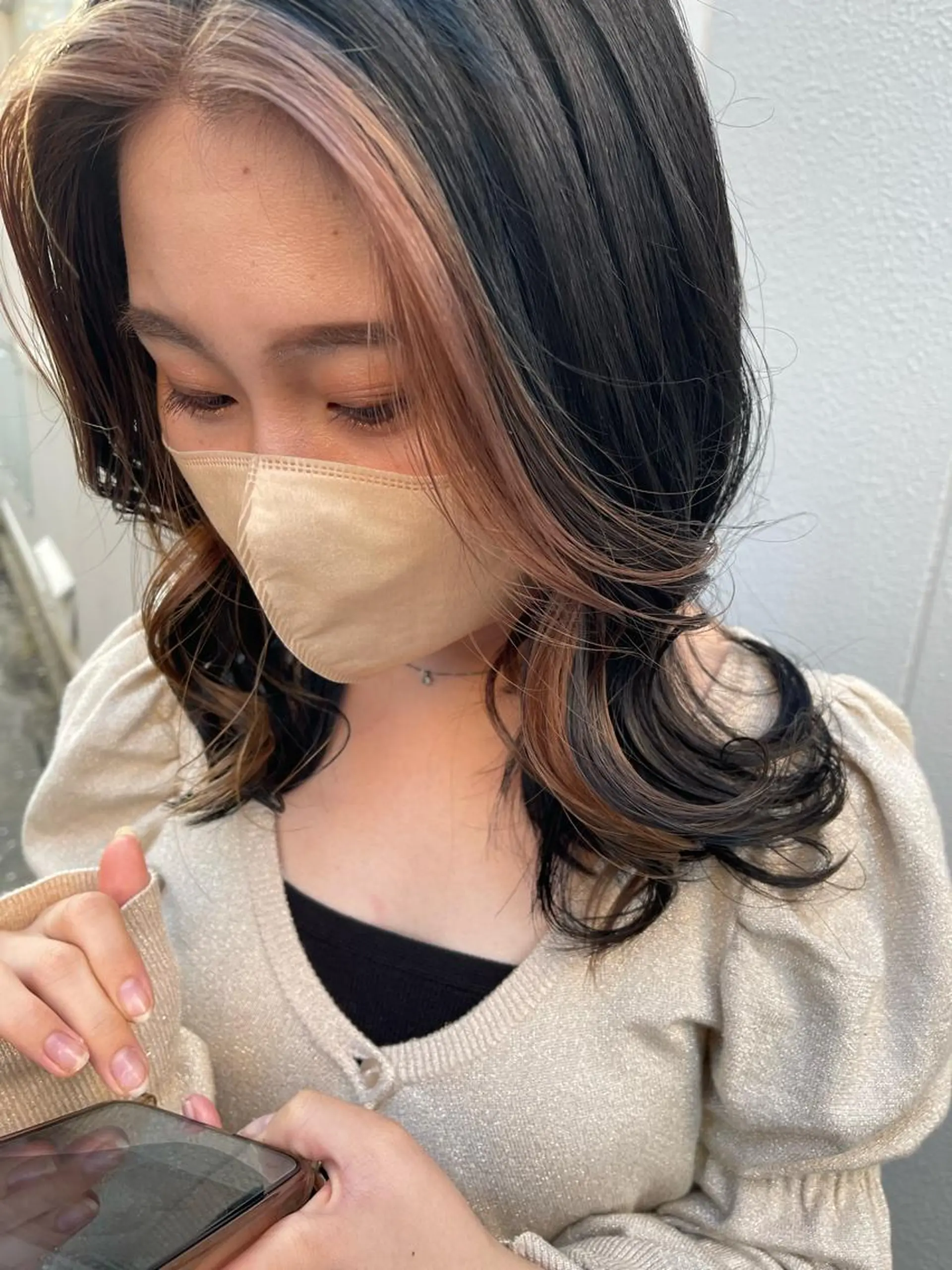 ロング SEAM アキホのヘアスタイル