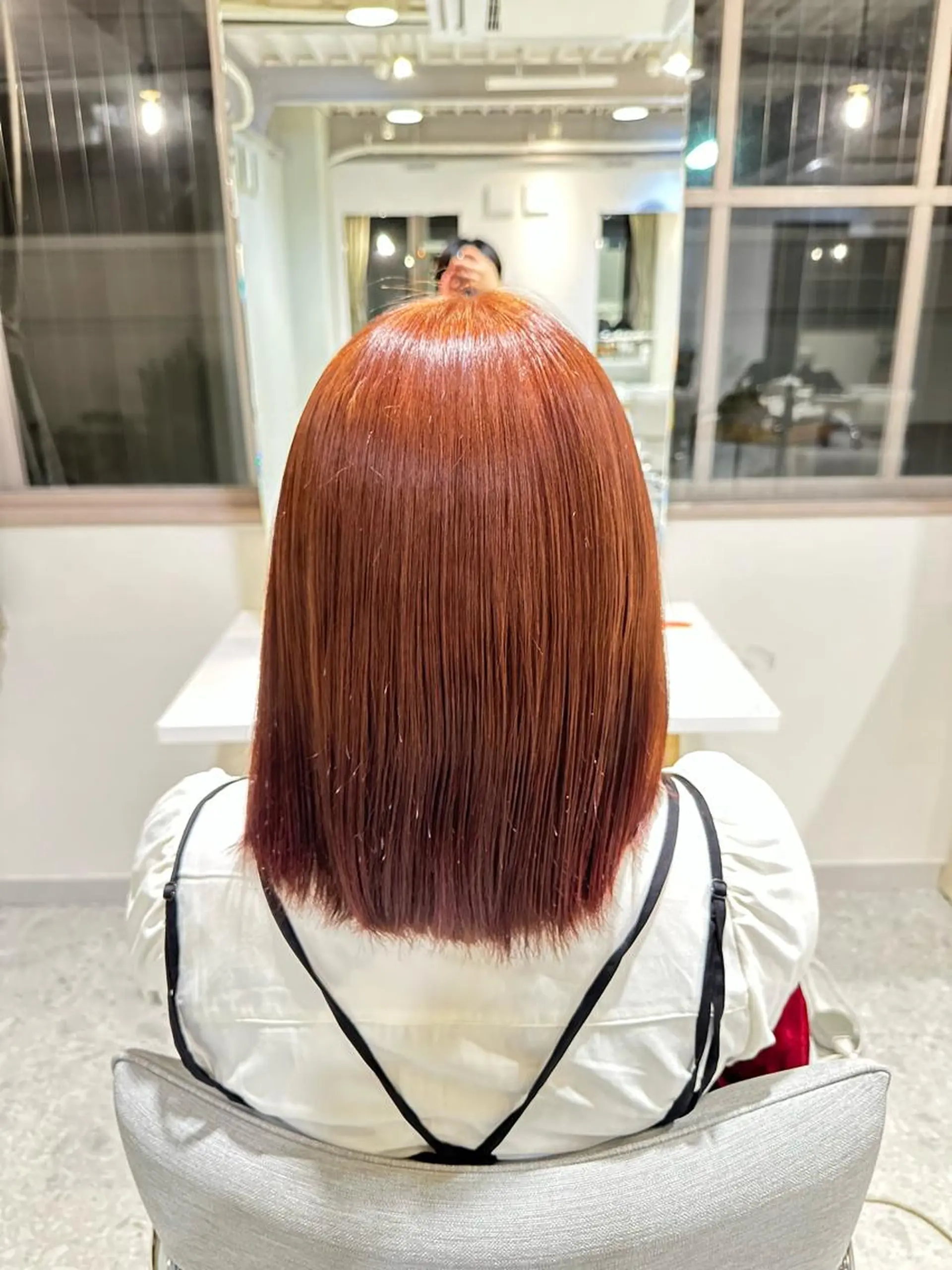 ミディアム カラー ピンクカラー 馬渕 拓海のヘアスタイル