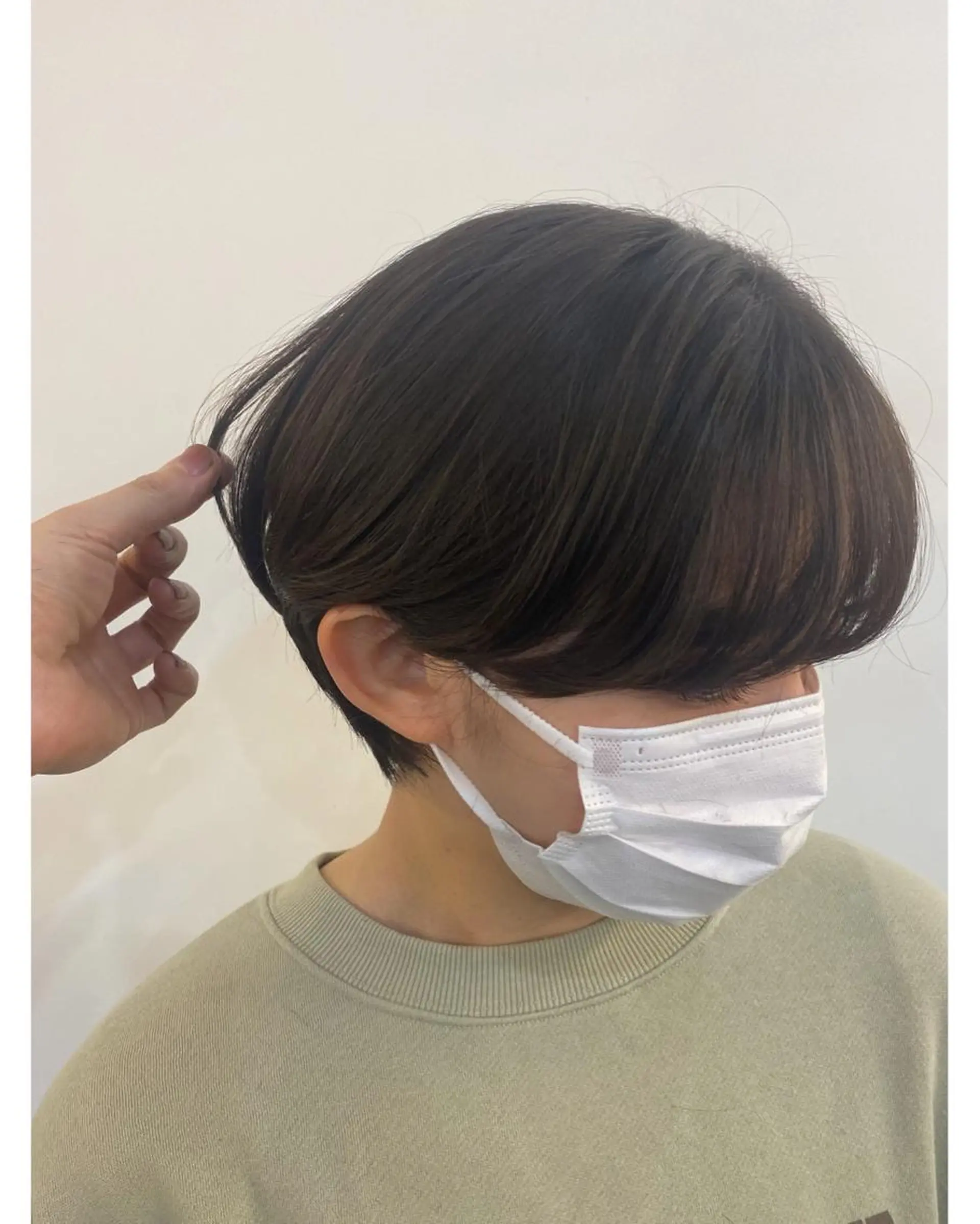 ショート ショートヘア ボブ/ぱつっとボブ/ 谷口 海星のヘアスタイル