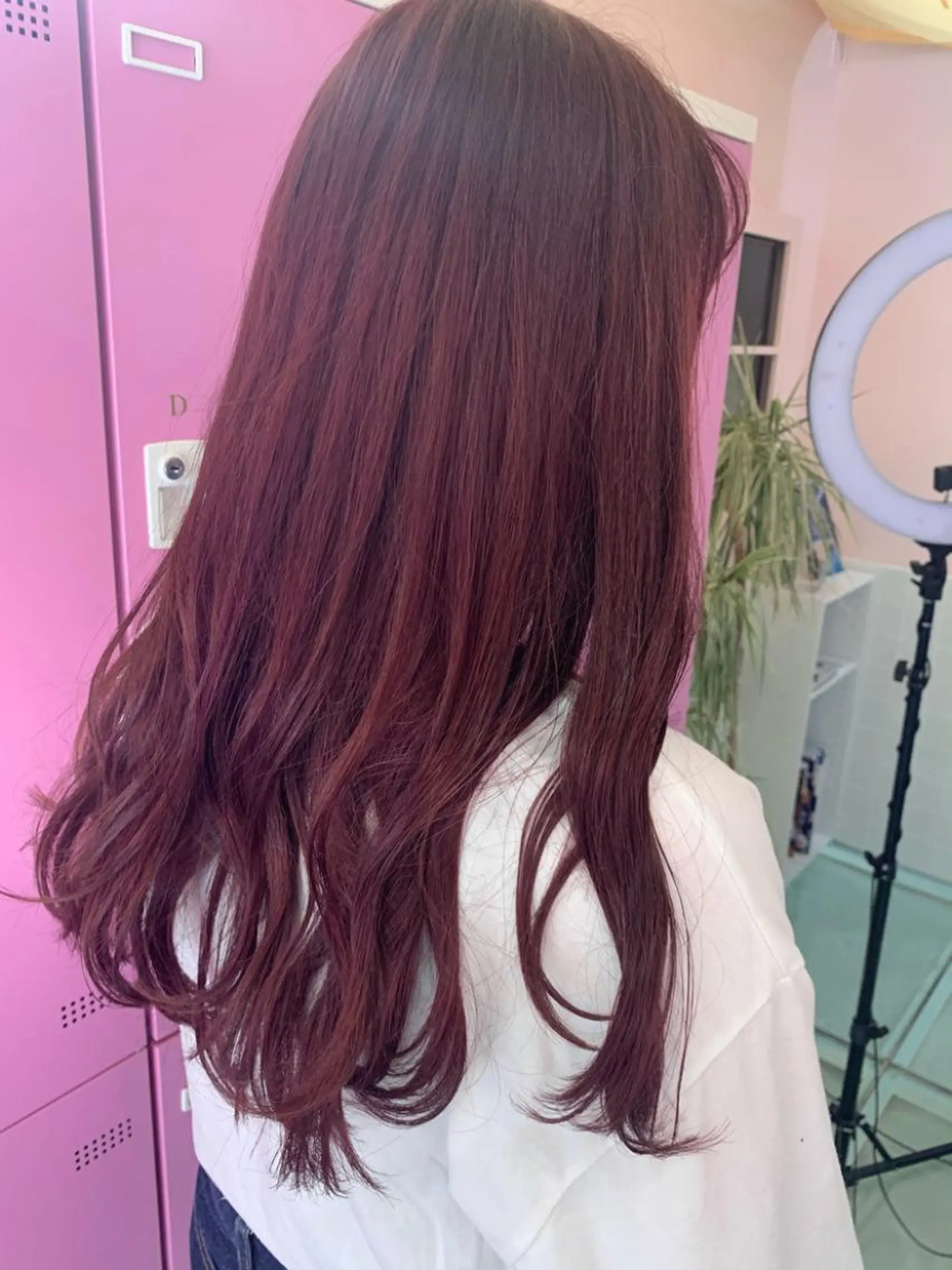 ロング カラー ヘアアレンジ ハイトーン特化 川井優汰のヘアスタイル