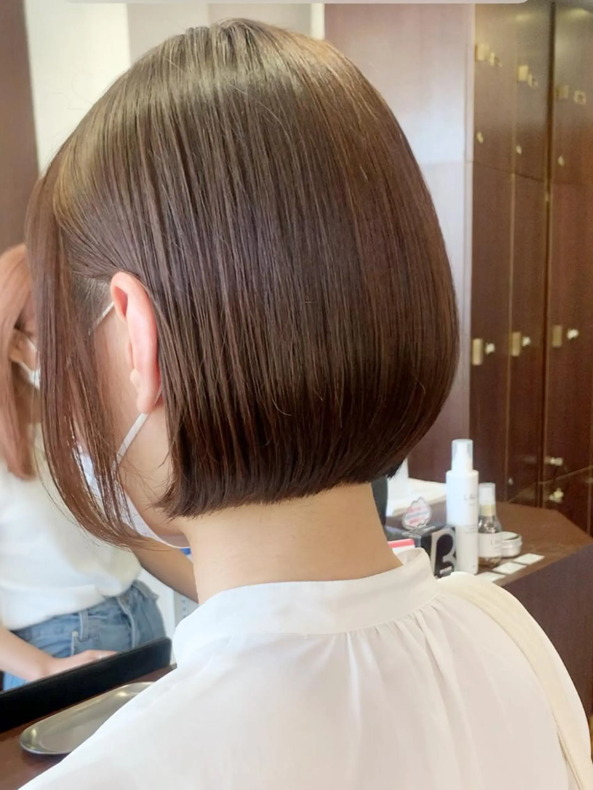 ショート 縮毛矯正/ショート/ レイヤー/畑中正敏のヘアスタイル