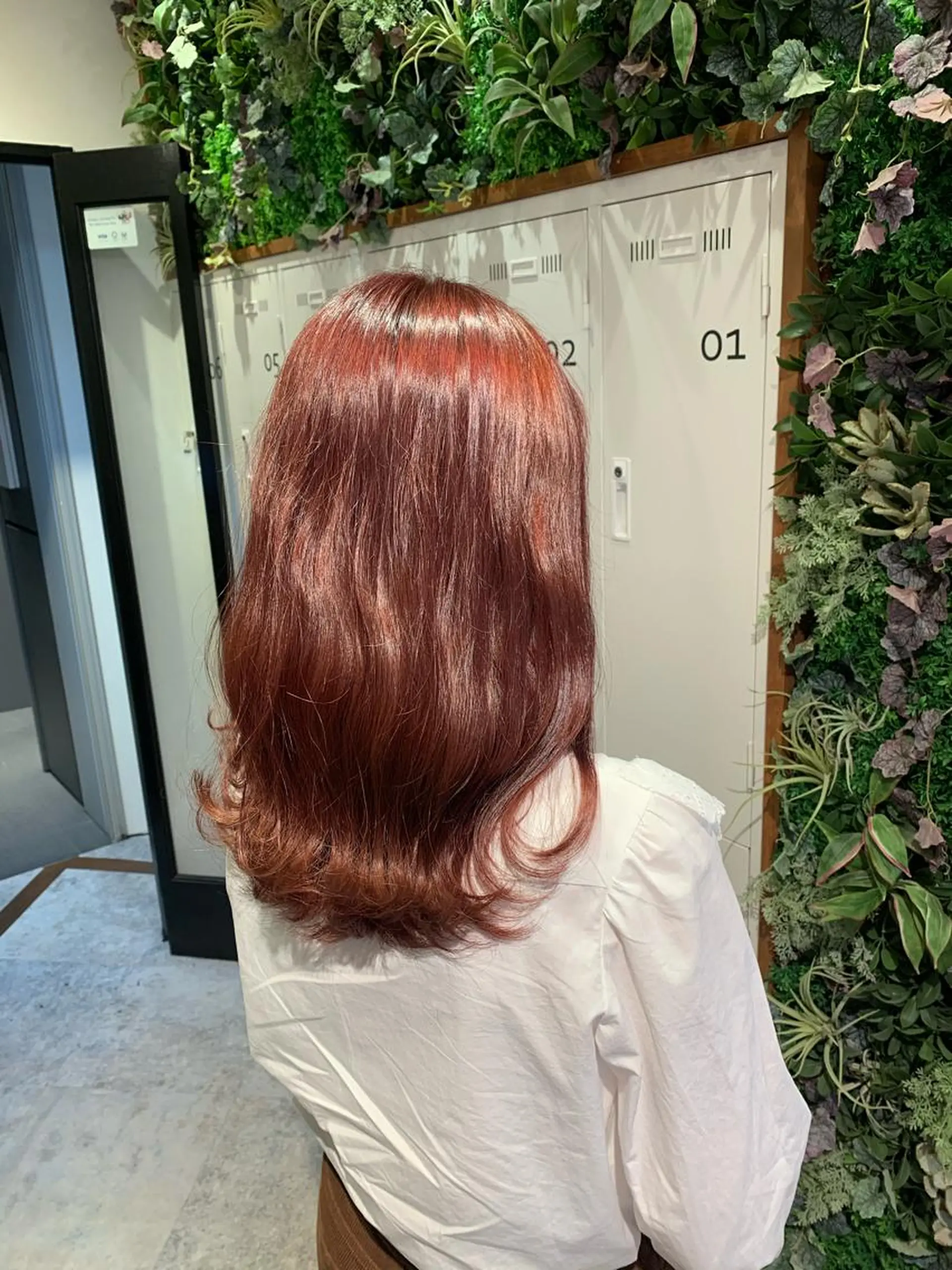 ロング カラー アッシュ ピンクカラー ピンクアッシュ 髪質改善/白髪ぼかし KENTAのヘアスタイル