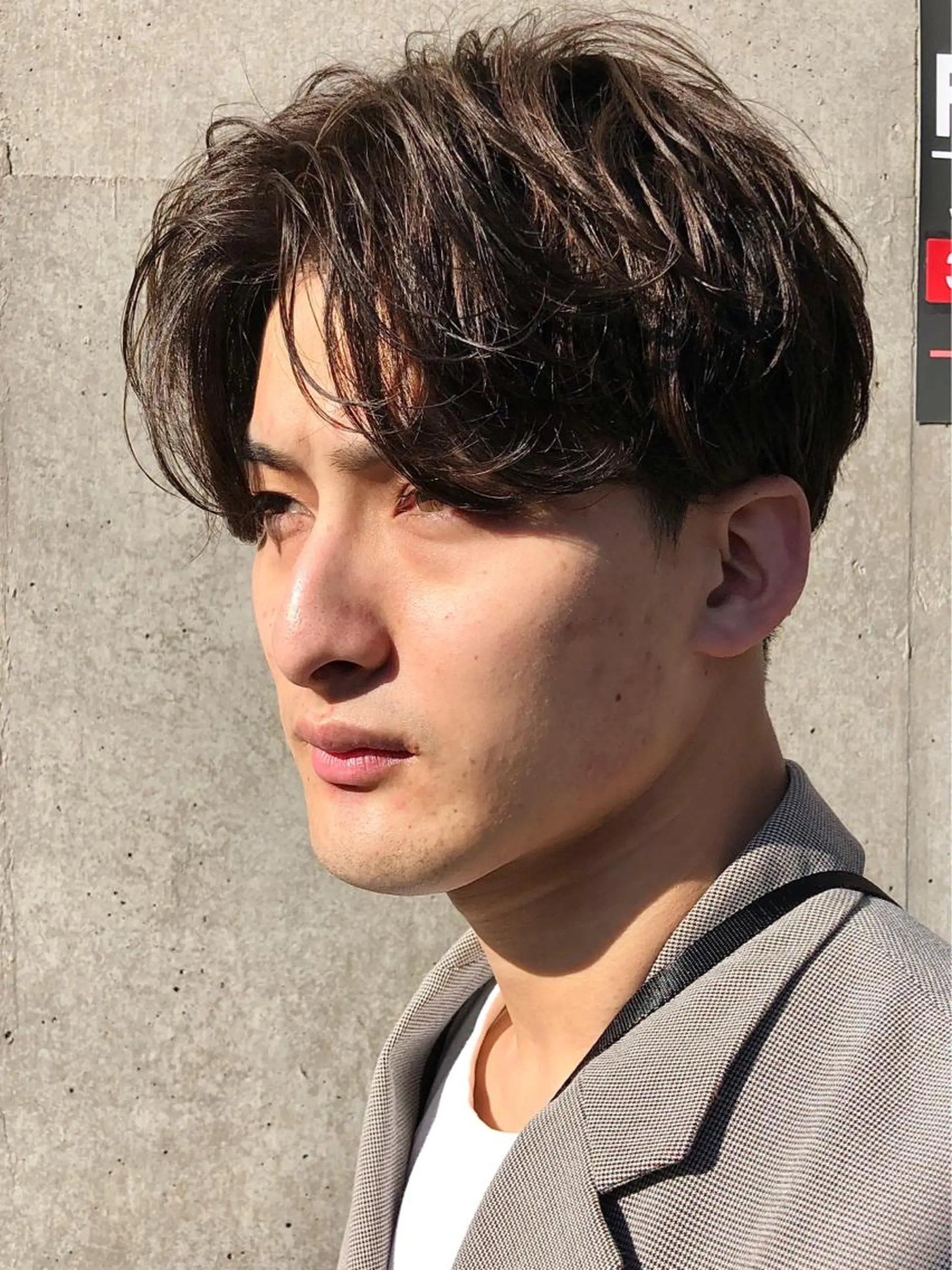 メンズ カット パーマ ヘッドスパ ❤️ショートの達人 ❤️成田一輝のヘアスタイル