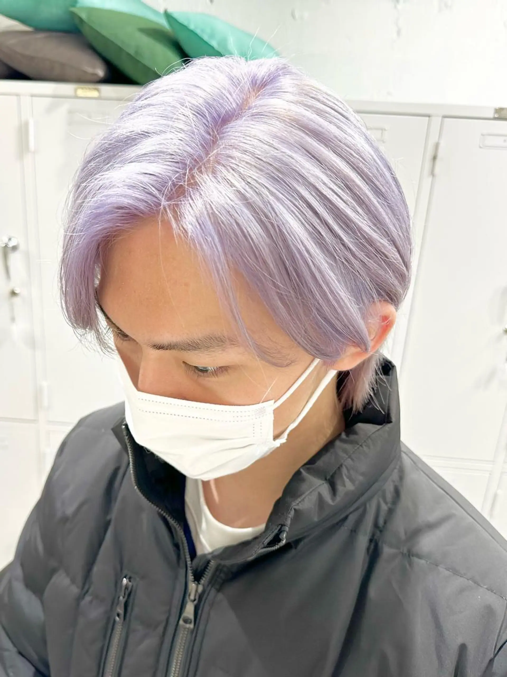 ショート カラー メンズ ヘアカラー トリートメント kai .のヘアスタイル