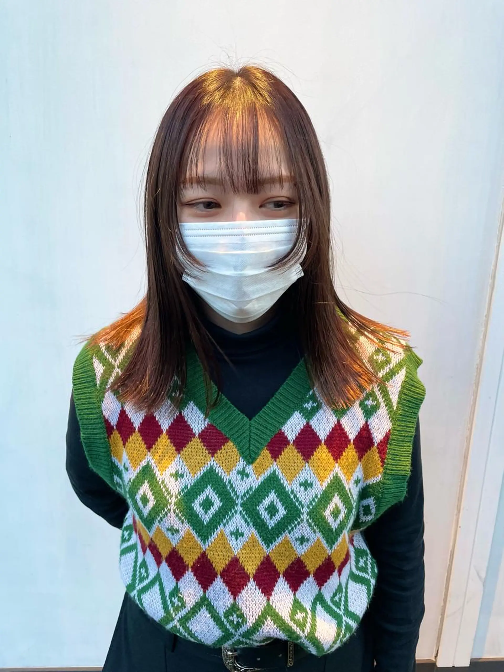 ミディアム 小関 仁晴のヘアスタイル