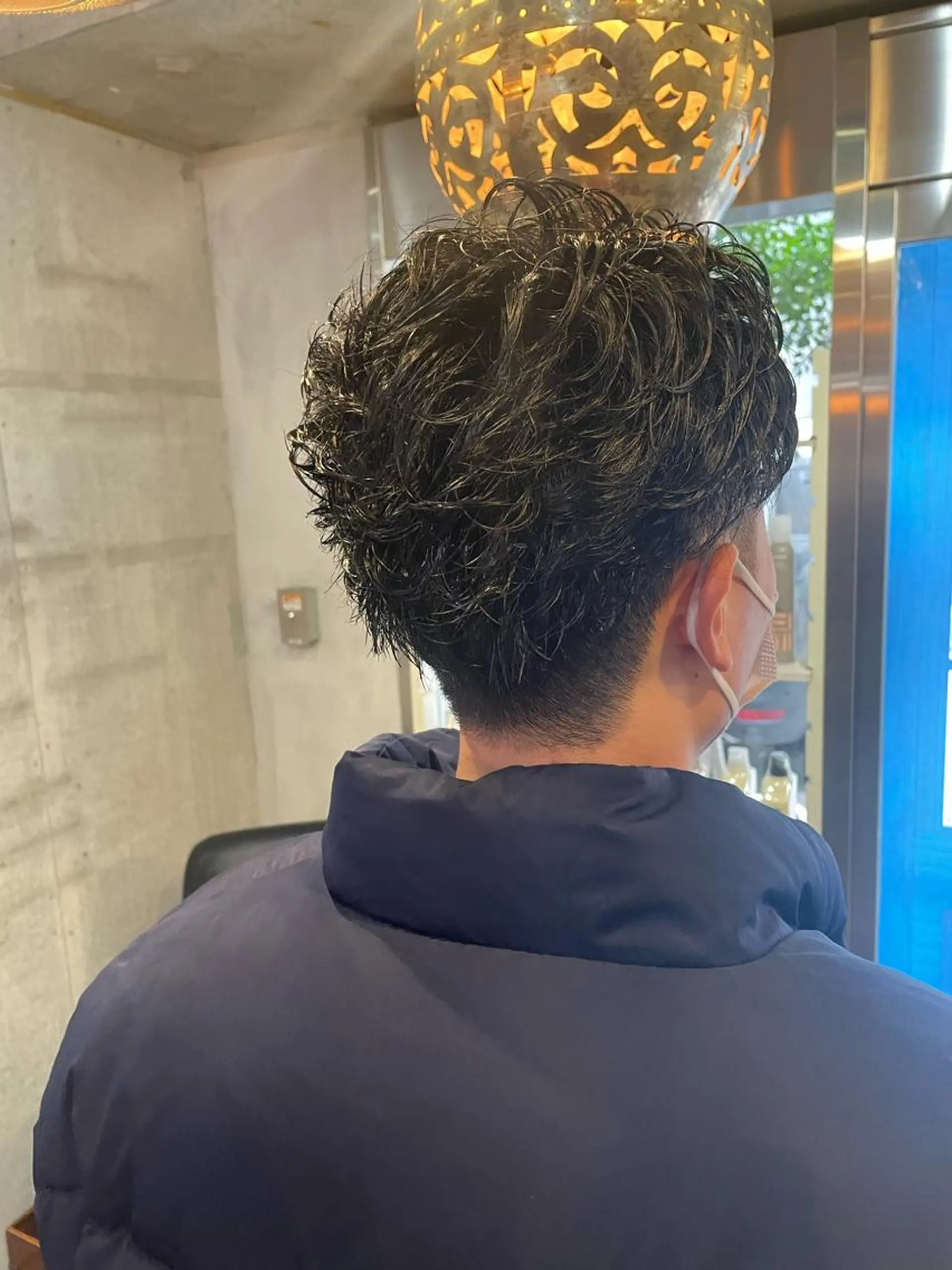 メンズ センターパート マッシュ メンズパーマ メンズツイストパーマ ツーブロック カット ヘアセット 心斎橋/メンズ /ルレイル/地形真希のヘアスタイル