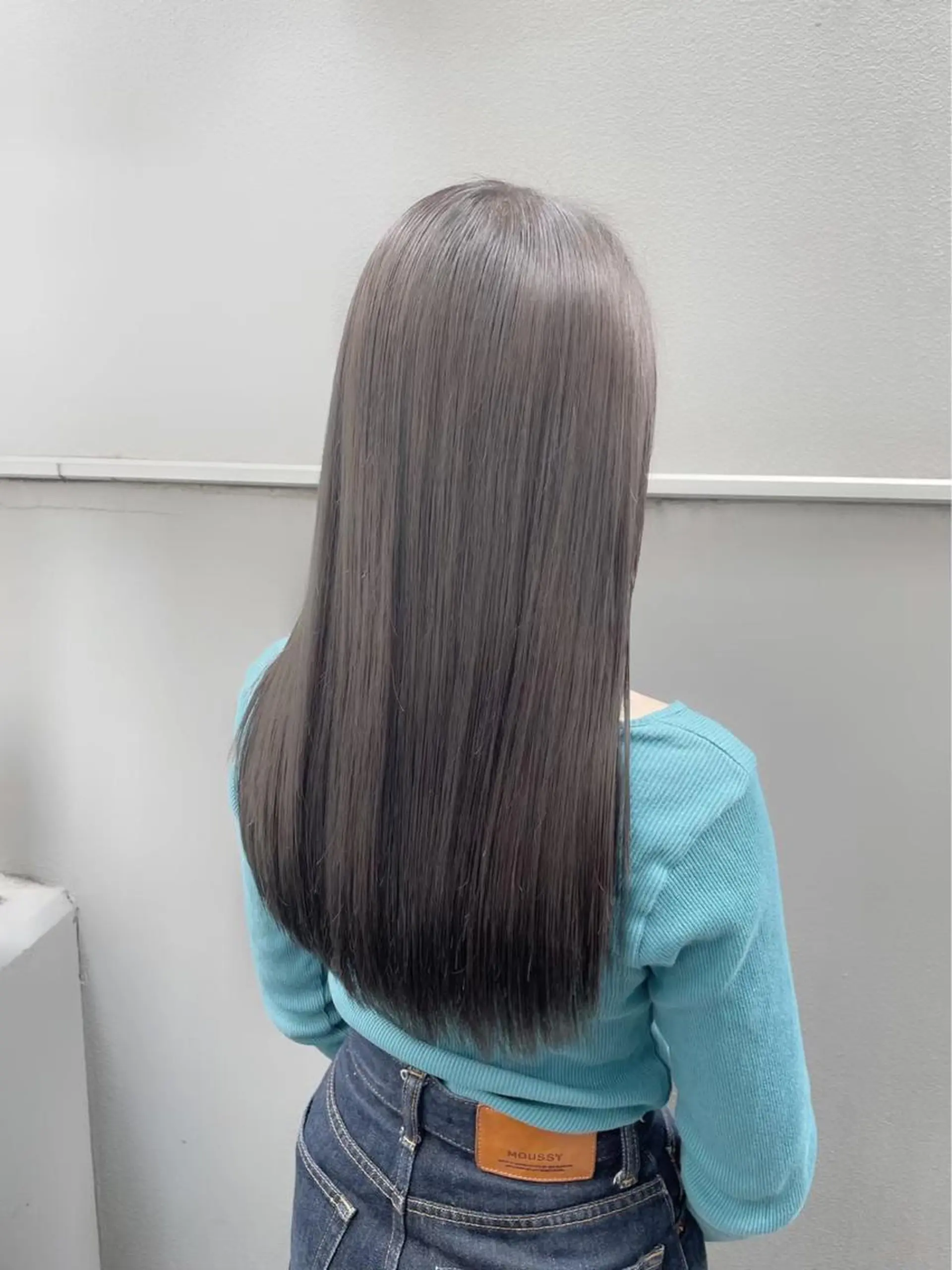 セミロング ヘアアレンジ 縮毛矯正 むらたねね🌻 艶髪🫧韓国ヘアのヘアスタイル