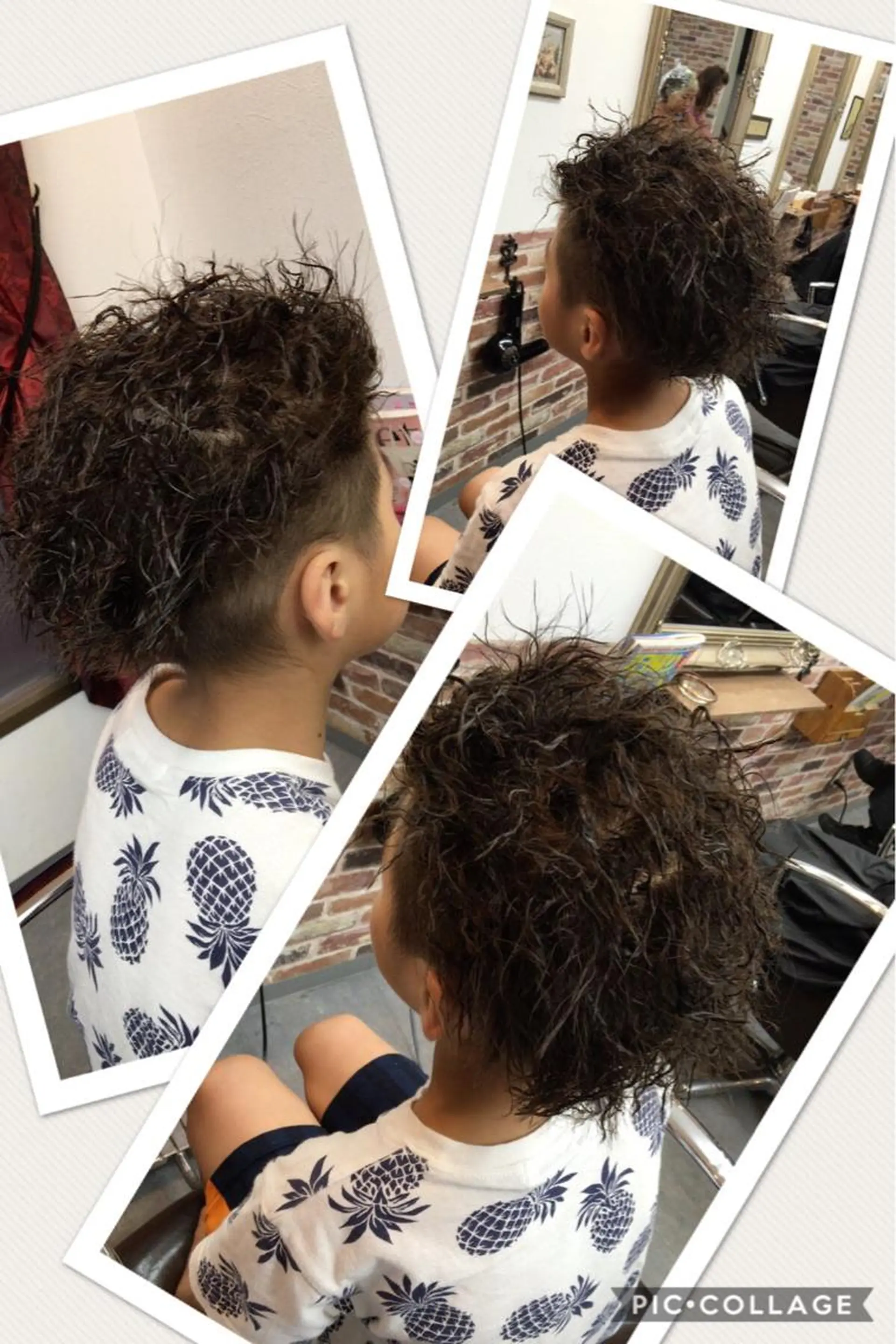 メンズ キッズ メンズパーマ メンズツイストパーマ ツイストパーマ hairsolon Geminiのヘアスタイル