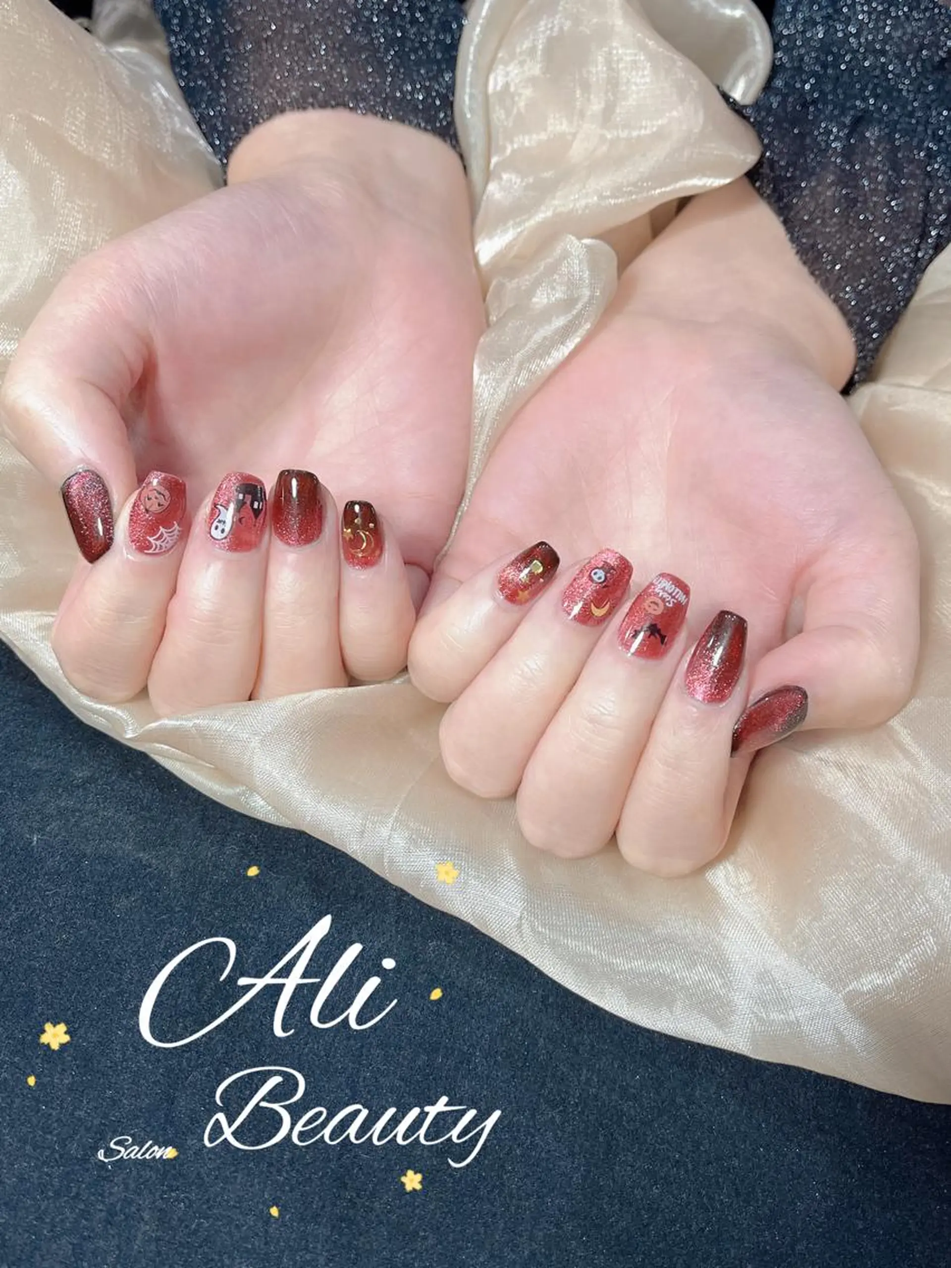 ネイル ハロウィン Ali 新小岩 ネイル専門のネイルデザイン