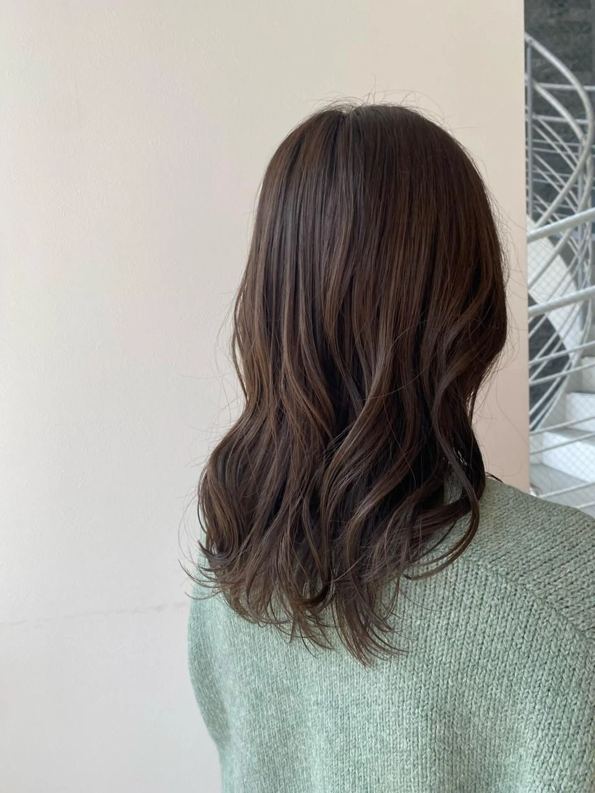 ミディアム カラー グレージュ オスズ 🎀´-のヘアスタイル