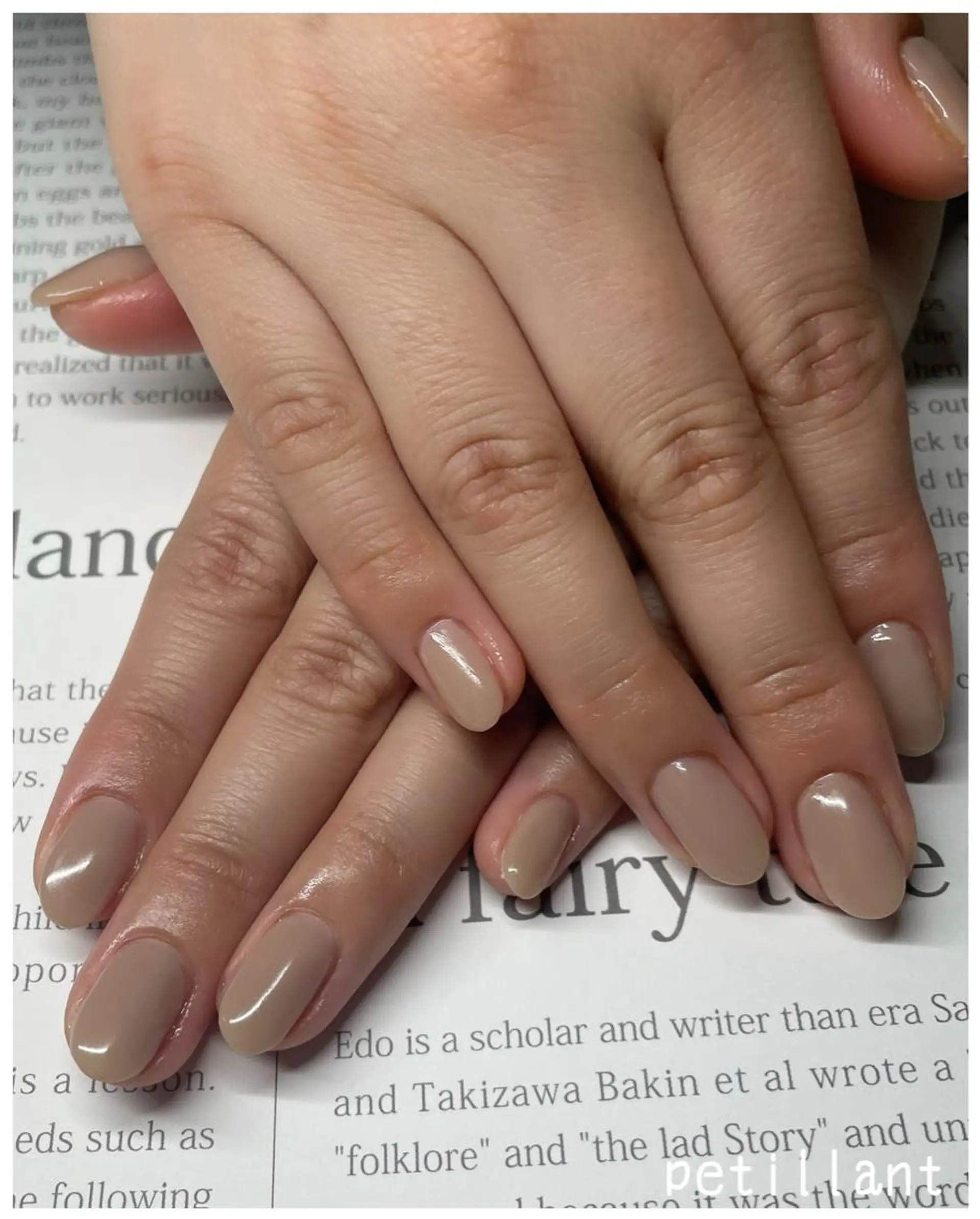 ネイル ワンカラーネイル nail salon petillantのネイルデザイン