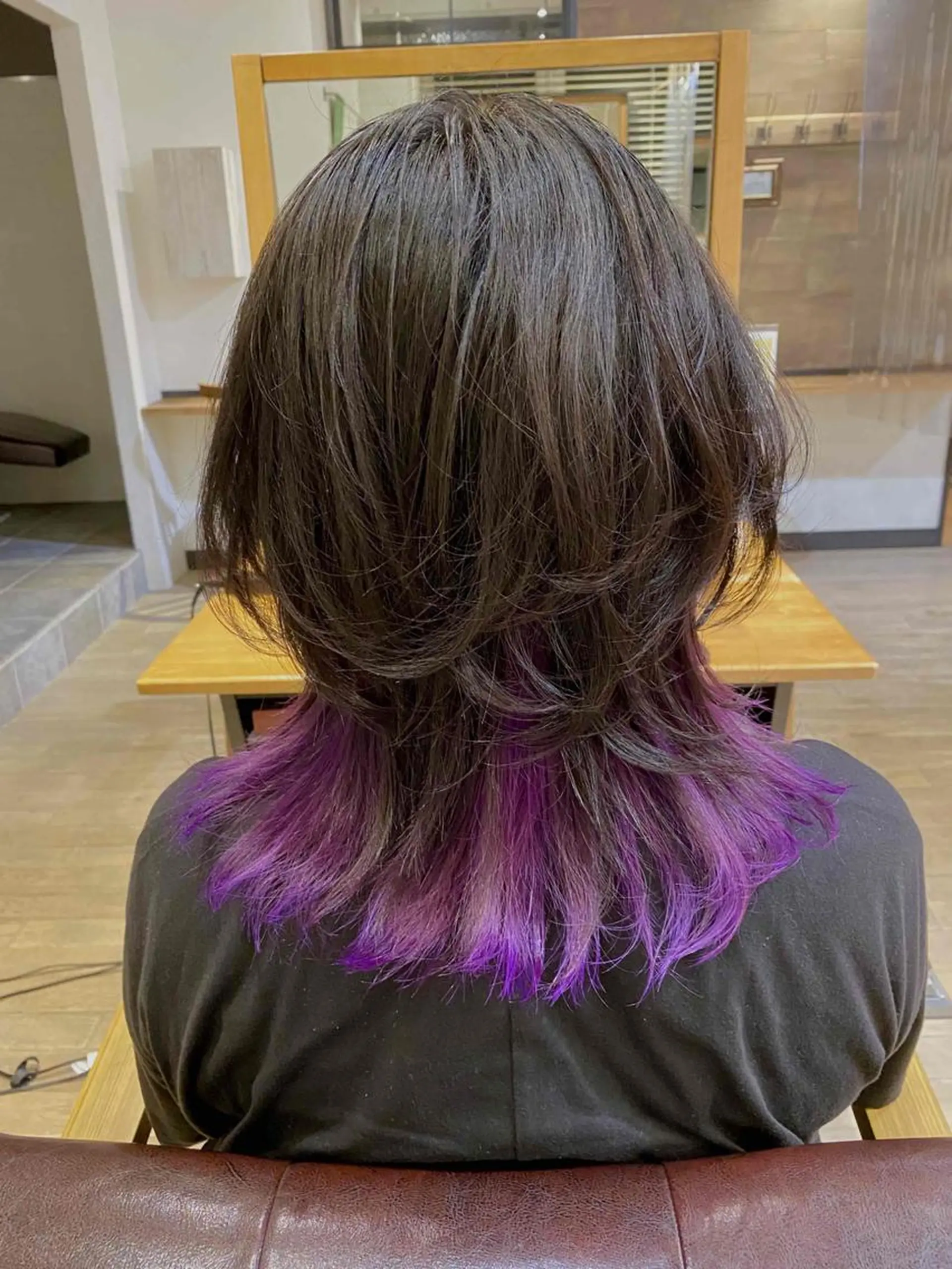ミディアム カラー ショートボブ ボブレイヤー ミディアムレイヤー アッシュ ベージュカラー 前田 裕介のヘアスタイル