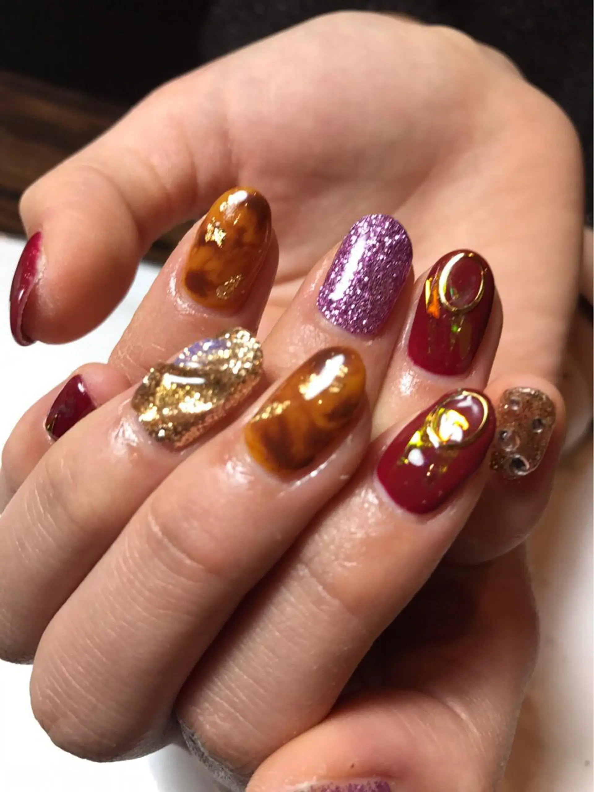 ネイル ハンドネイル 高山 歩美のネイルデザイン