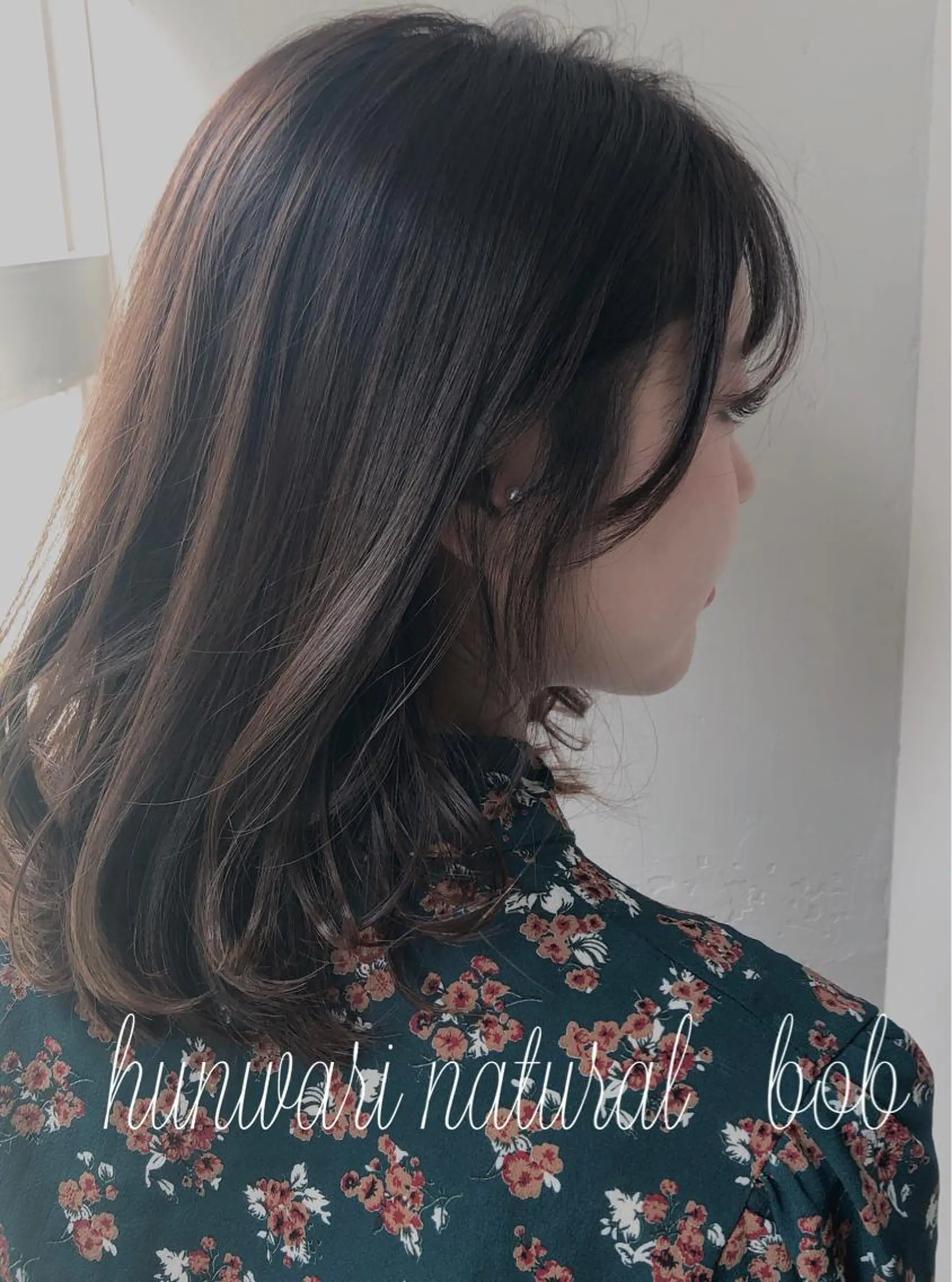 ミディアム カラー 透明感カラー REIのヘアスタイル