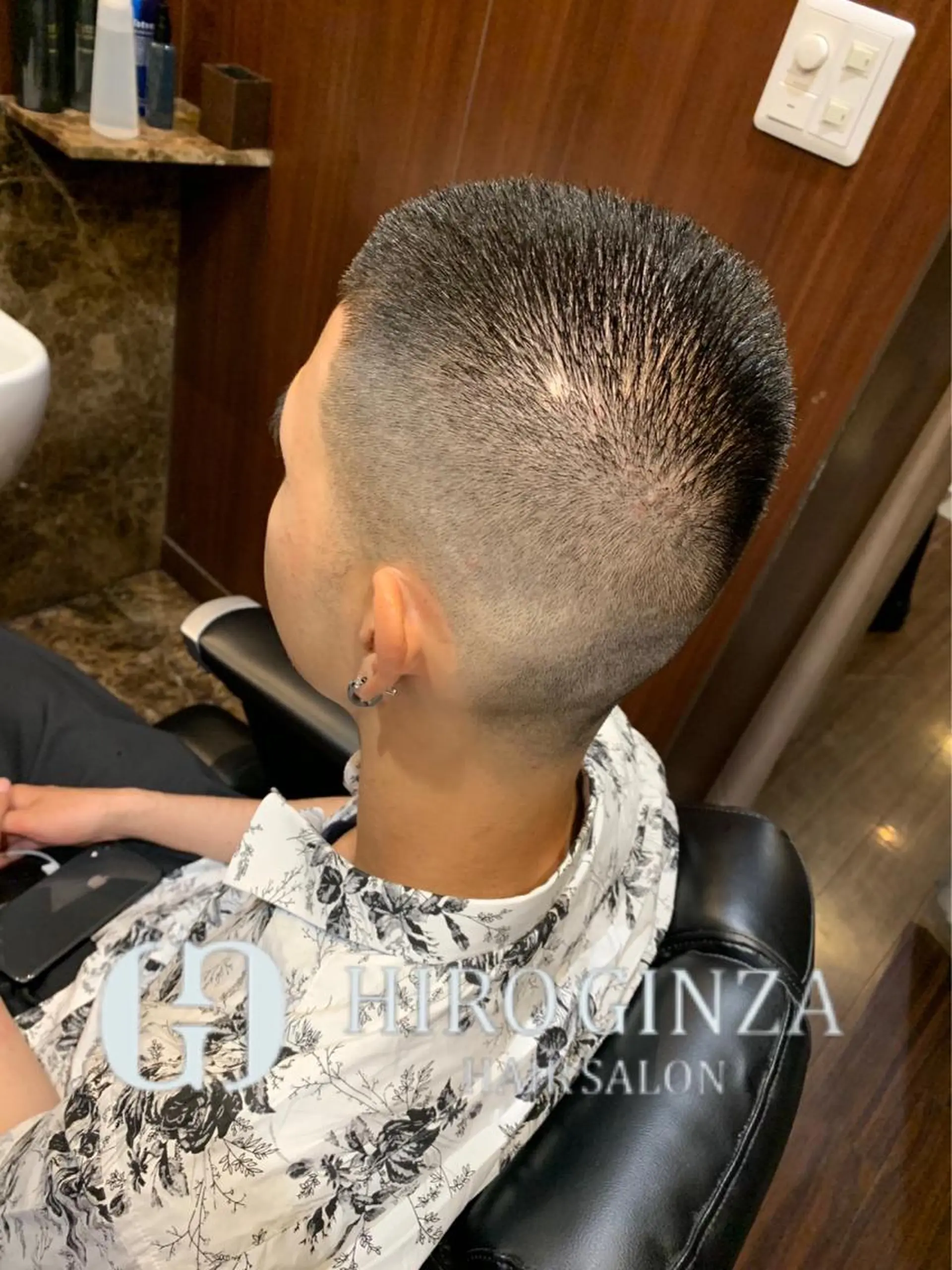 ショート メンズ 羽木 隆徒のヘアスタイル