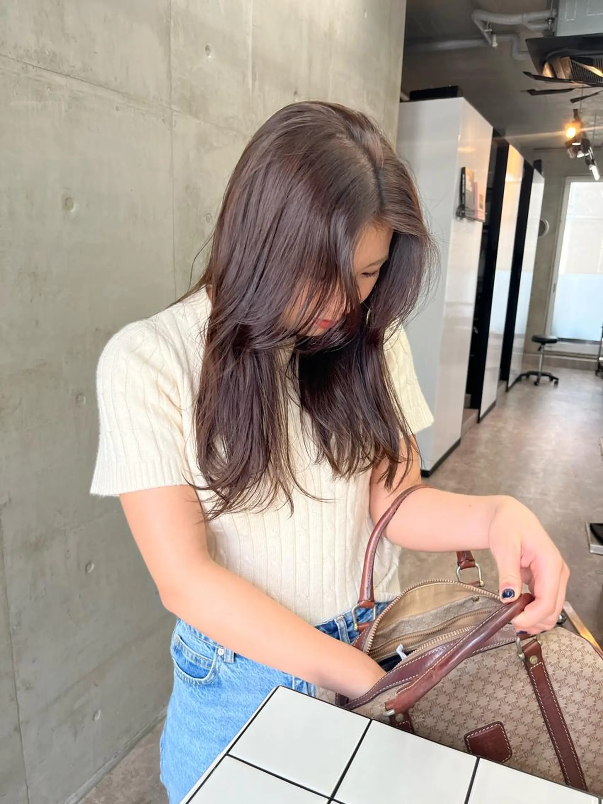 ロング ヘアカラー 🤎𝐌𝐚𝐨⌇ お悩み解決美容師🤎のヘアスタイル