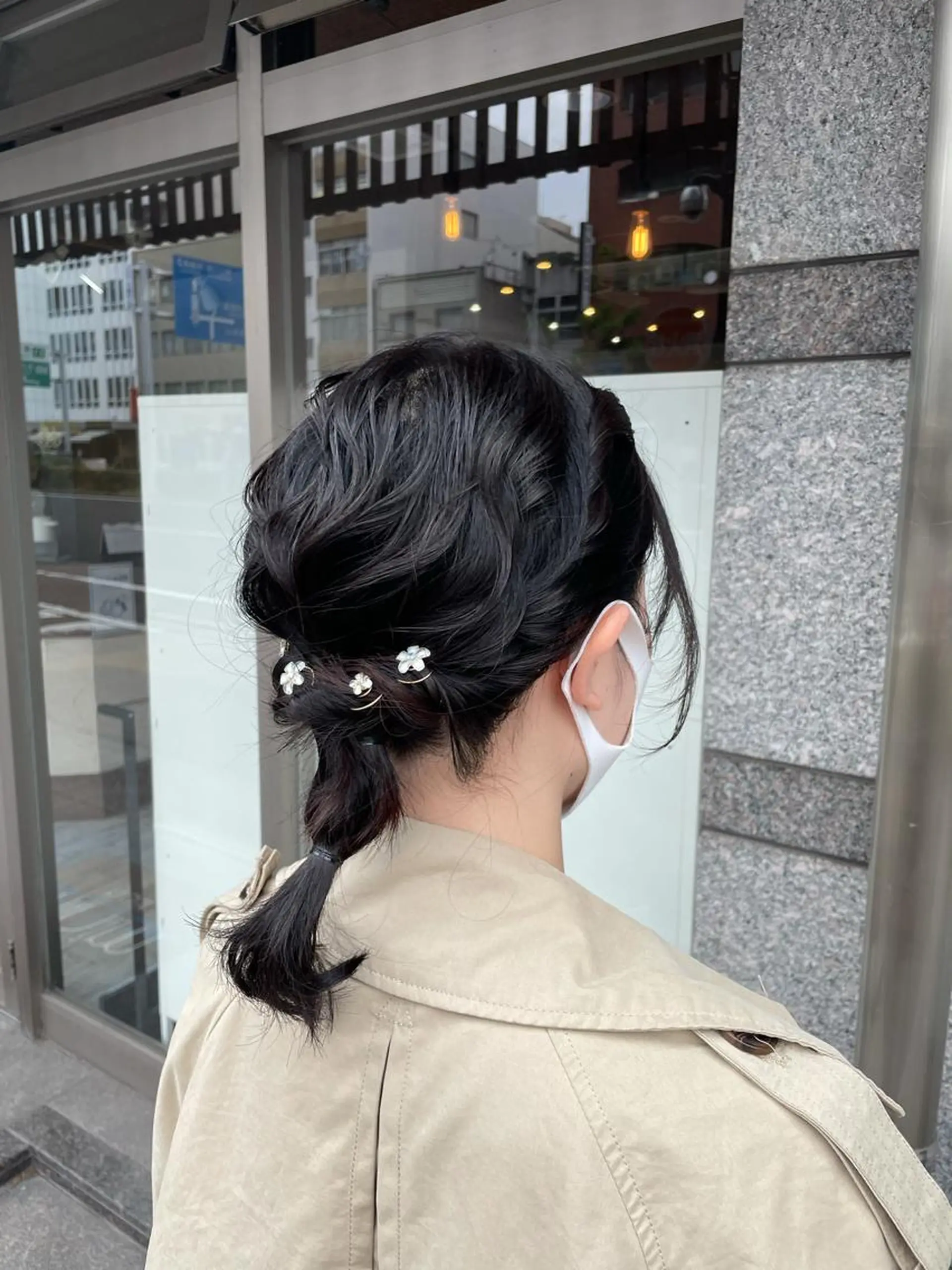 セミロング ヘアアレンジ 🫧ヒシダアキ taboo.i🫧のヘアスタイル