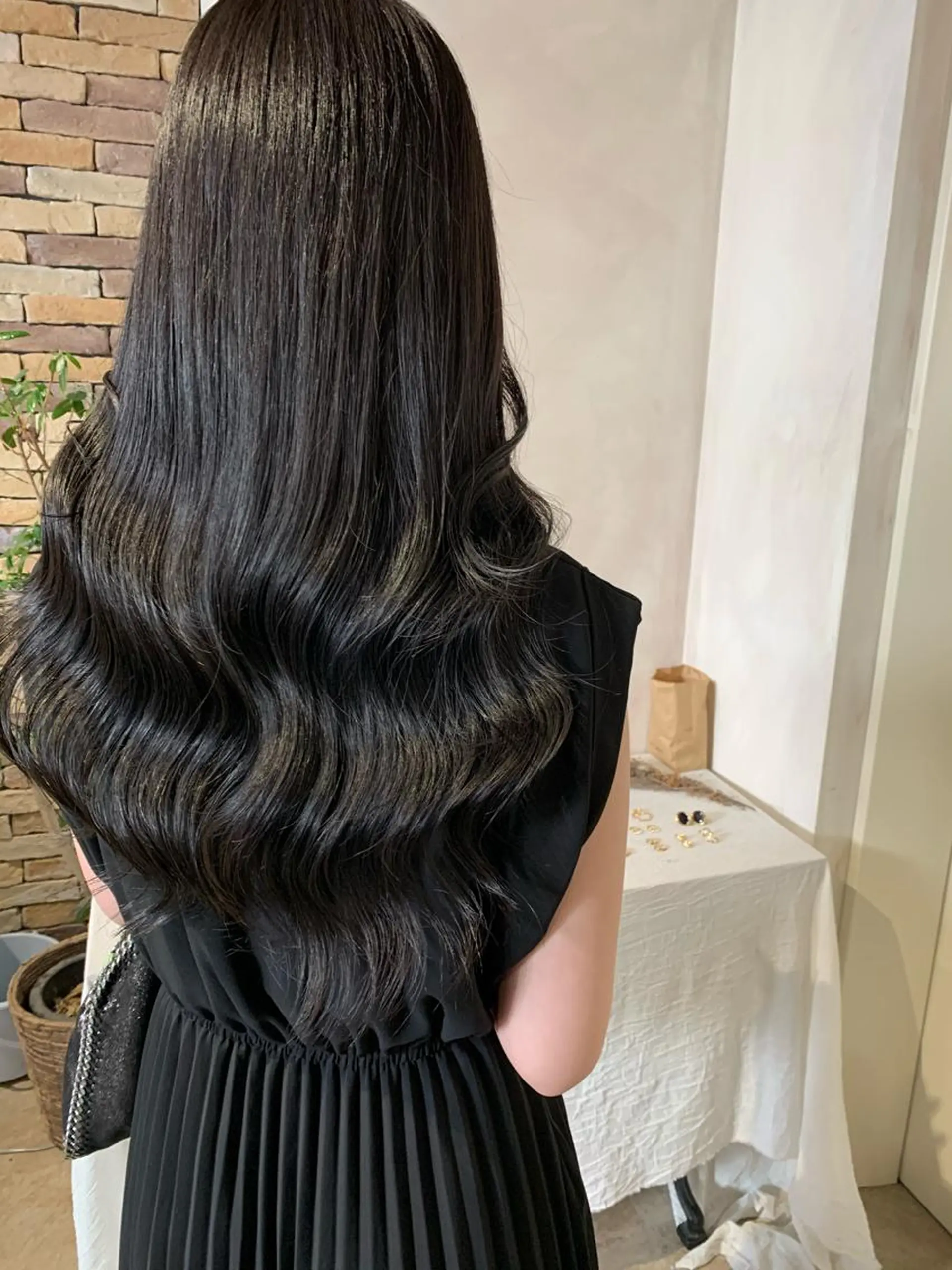 ロング カラー アッシュ ダークアッシュ トリートメント /カラー/NAOKIのヘアスタイル