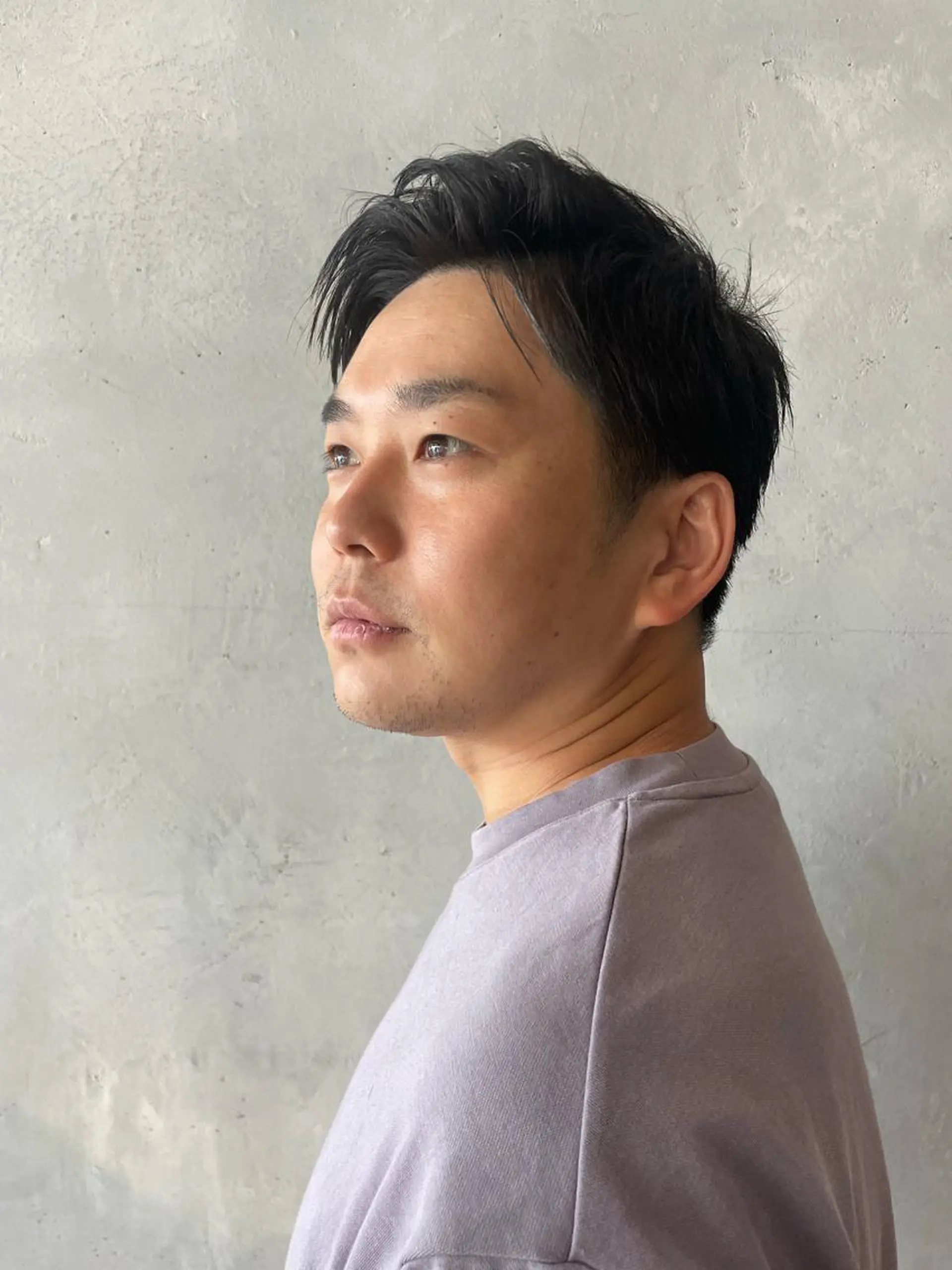 ミディアム メンズ 骨格補正カット✂︎ 🌟菅野陽介🌟のヘアスタイル