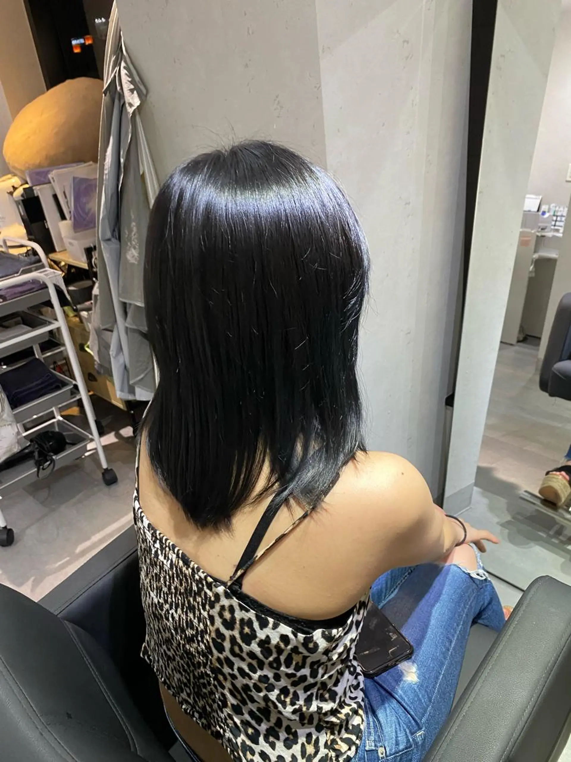 ミディアム ヘアカラー トリートメント 三吉 悠介のヘアスタイル