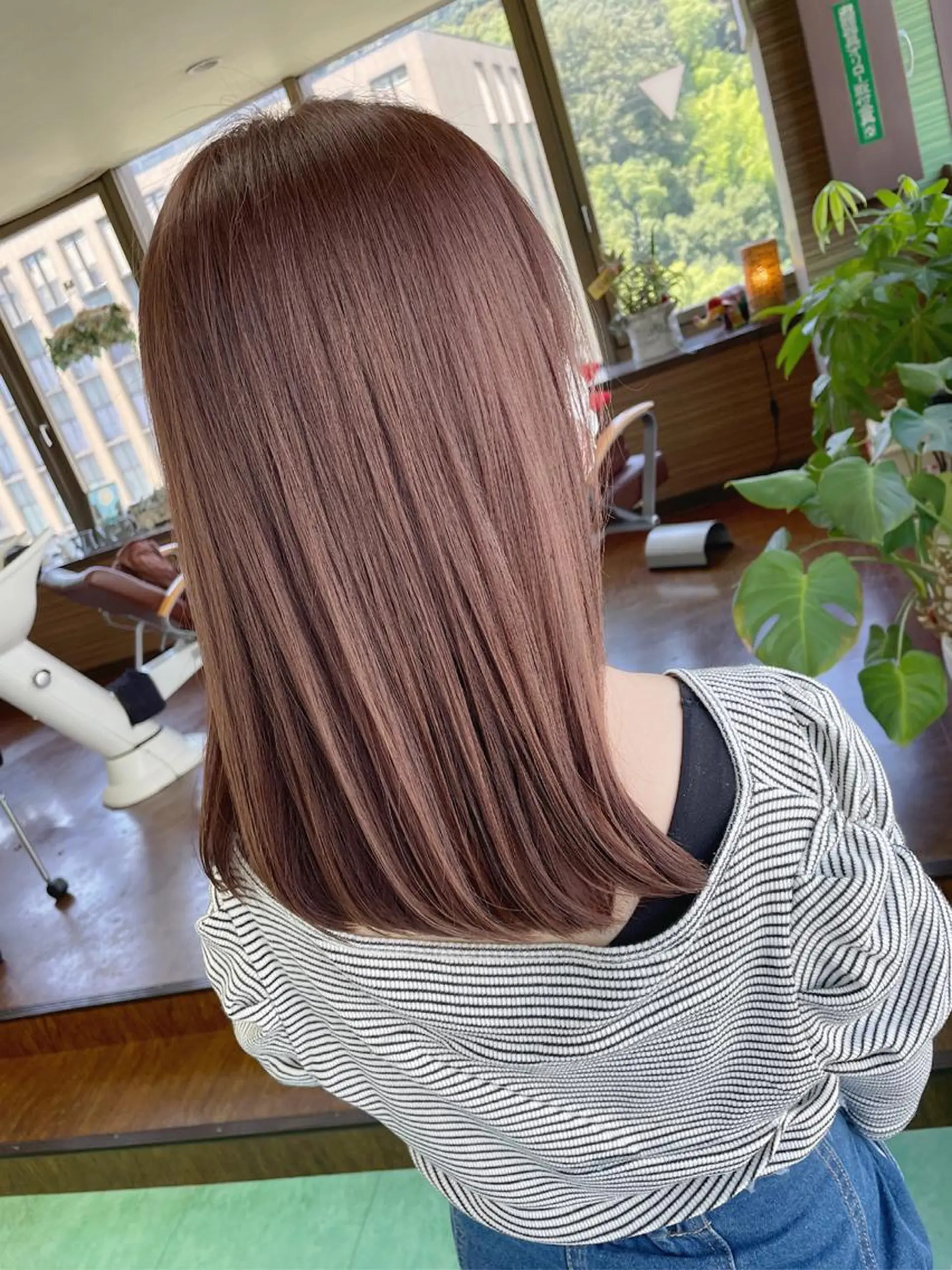 ミディアム カラー ブリーチ ブラウンカラー ヘアカラー 土居 正季のヘアスタイル