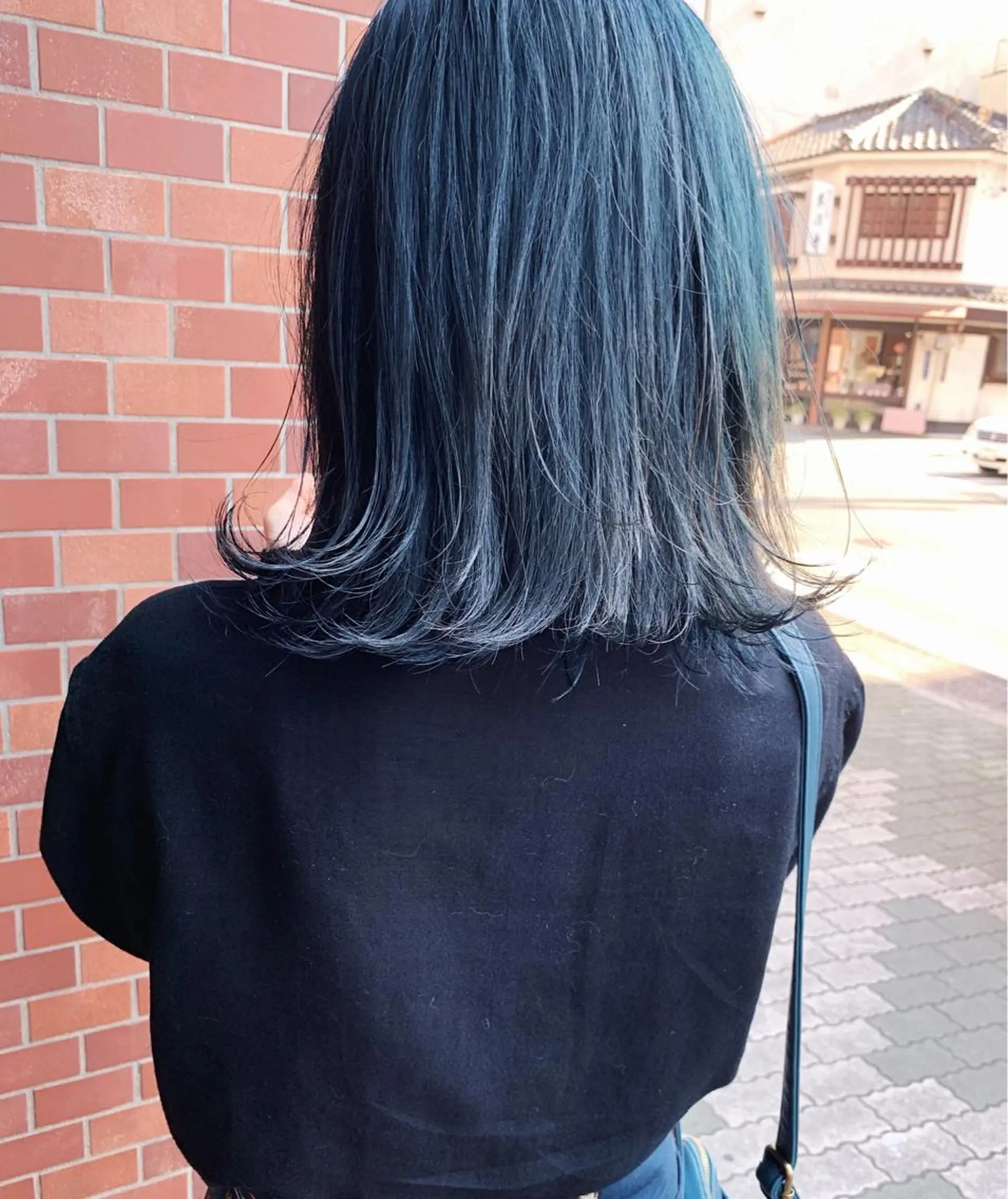ミディアム 丹羽大喜 縮毛矯正/美髪矯正のヘアスタイル
