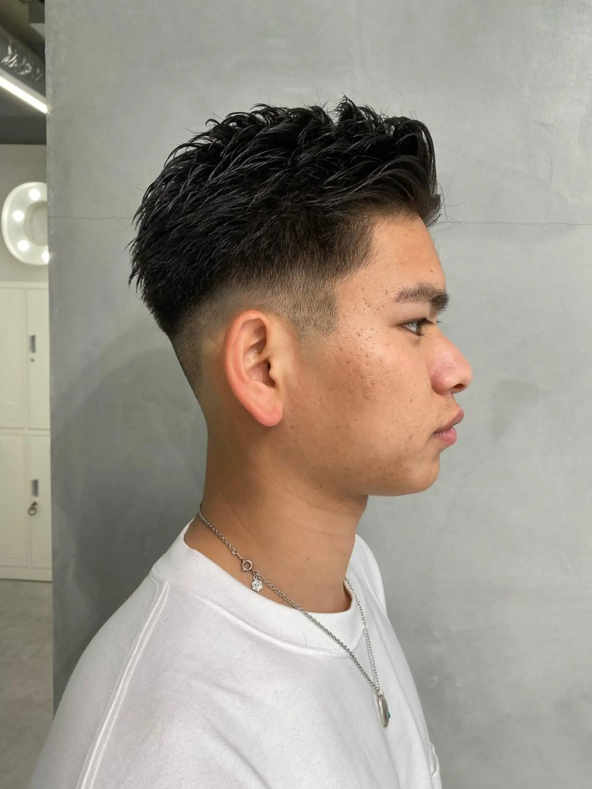 ショート カラー メンズ ハイトーン/ウルフ/ ボブ/増田のヘアスタイル