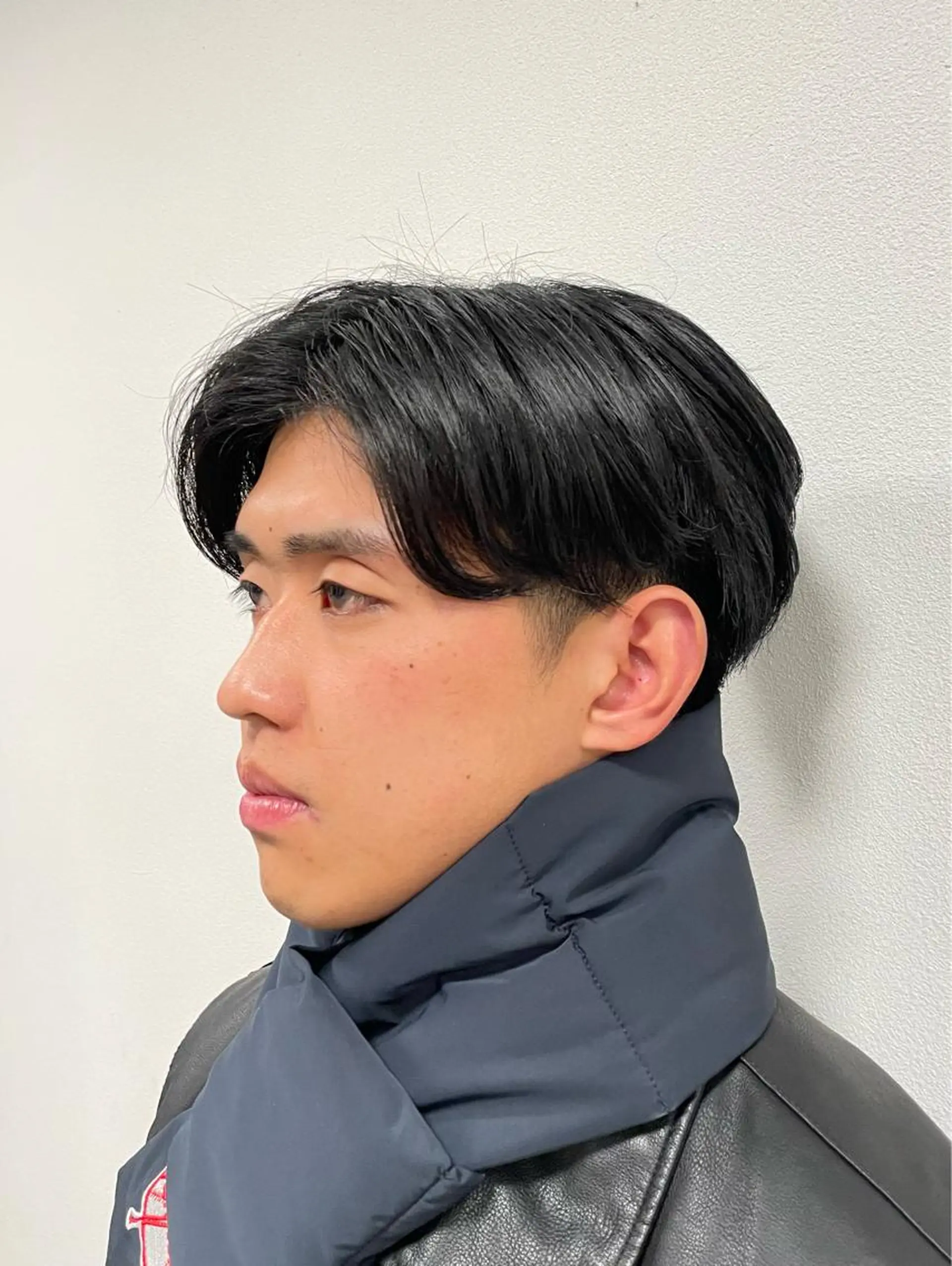 ショート メンズ センターパート ショートヘア カット トリートメント ヘッドスパ the BRIDGE 大橋伊織のヘアスタイル