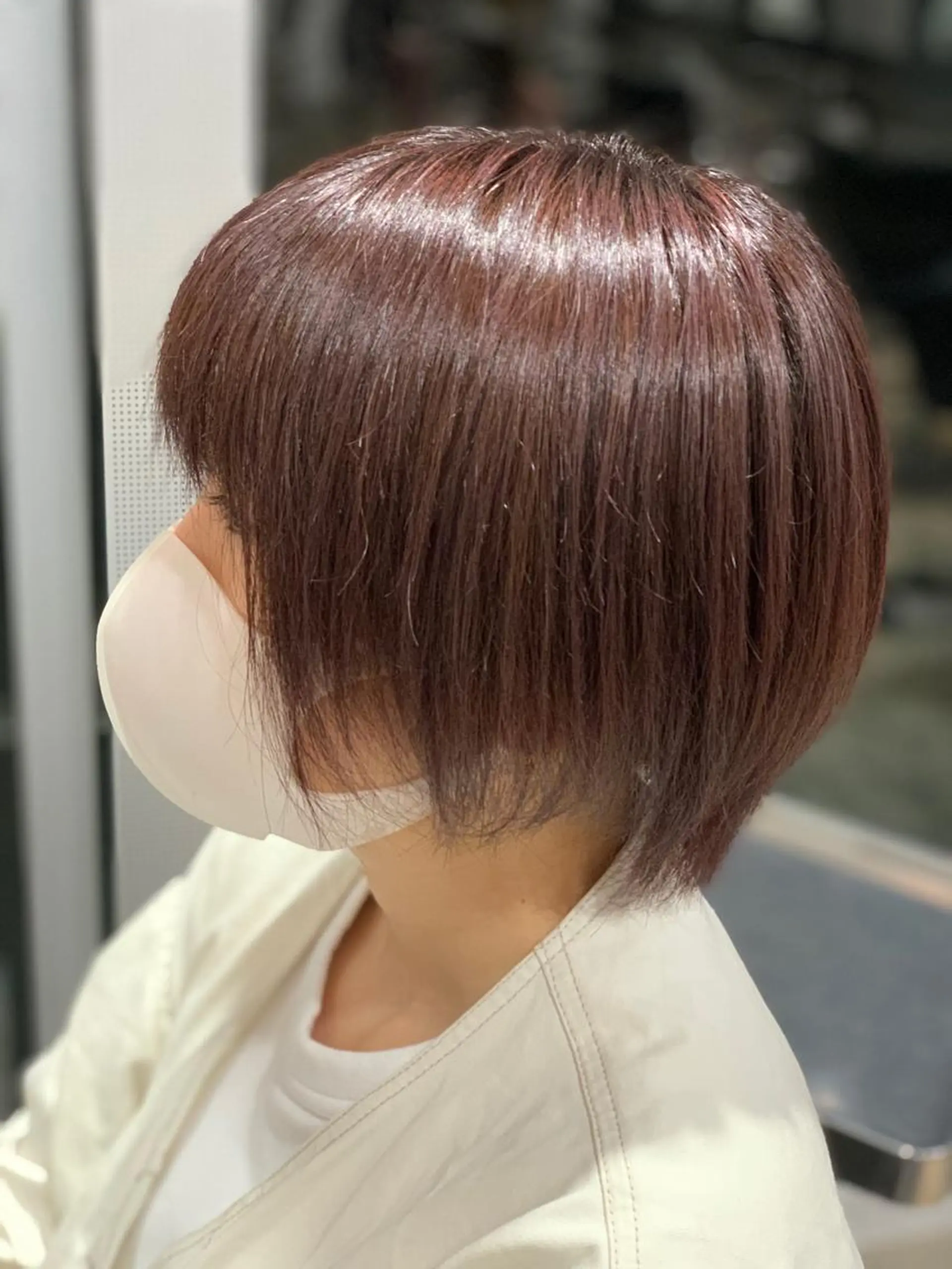 ショート カラー 【くせ毛さんのお悩み 解決🍀】栗橋のヘアスタイル