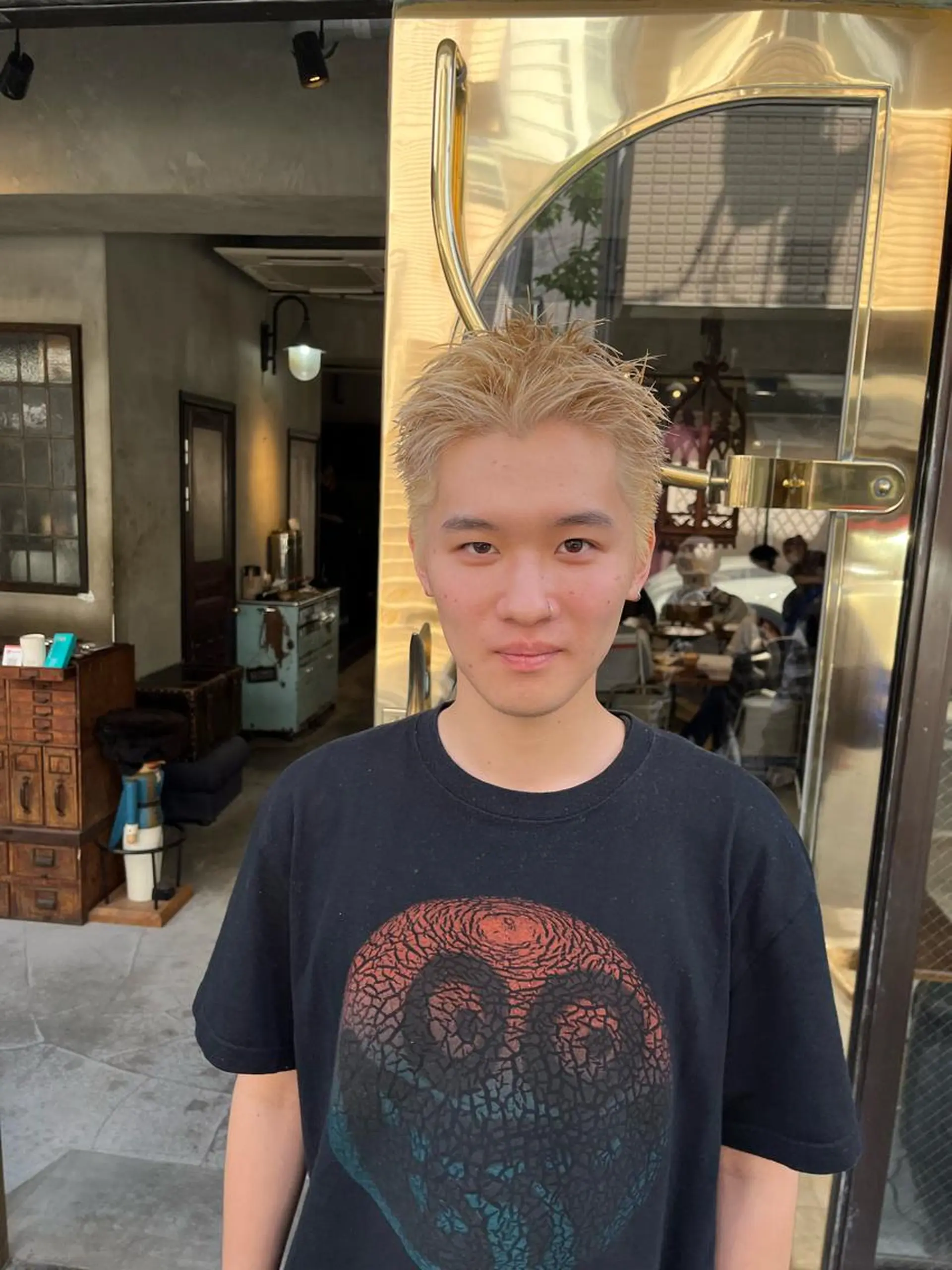 ショート カラー メンズ スパイキーショート ブロンド ショートヘア カット ヘアカラー トリートメント ✨メンズスタイル✨ Daiのヘアスタイル