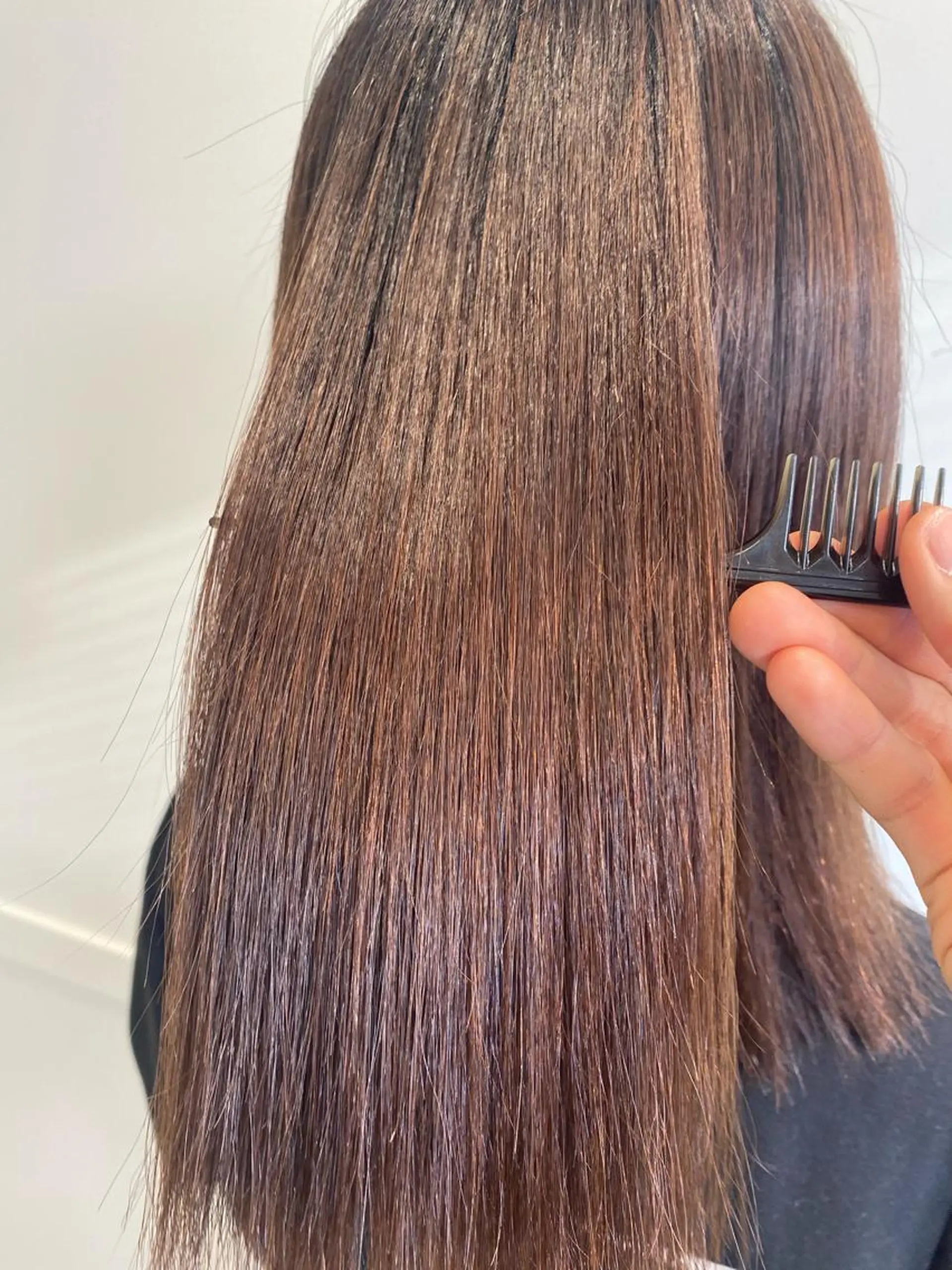 ミディアム カラー 髪質改善 トリートメント カット ヘアカラー トリートメント ブリーチ縮毛矯正 ／髪質改善／KEIのヘアスタイル