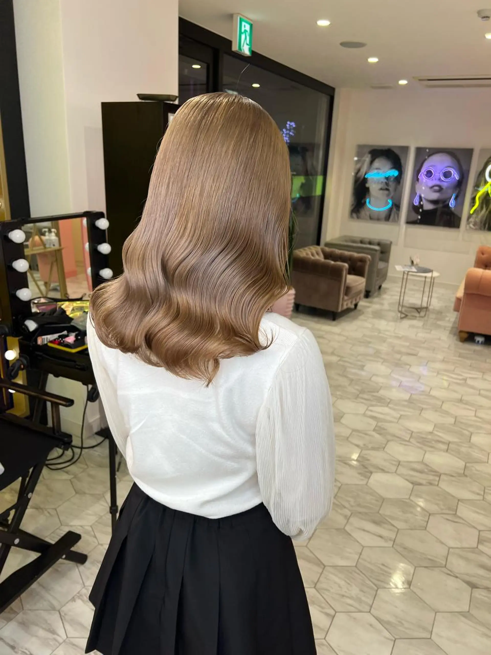 セミロング メンズ特化美容師 💫西村一真のヘアスタイル