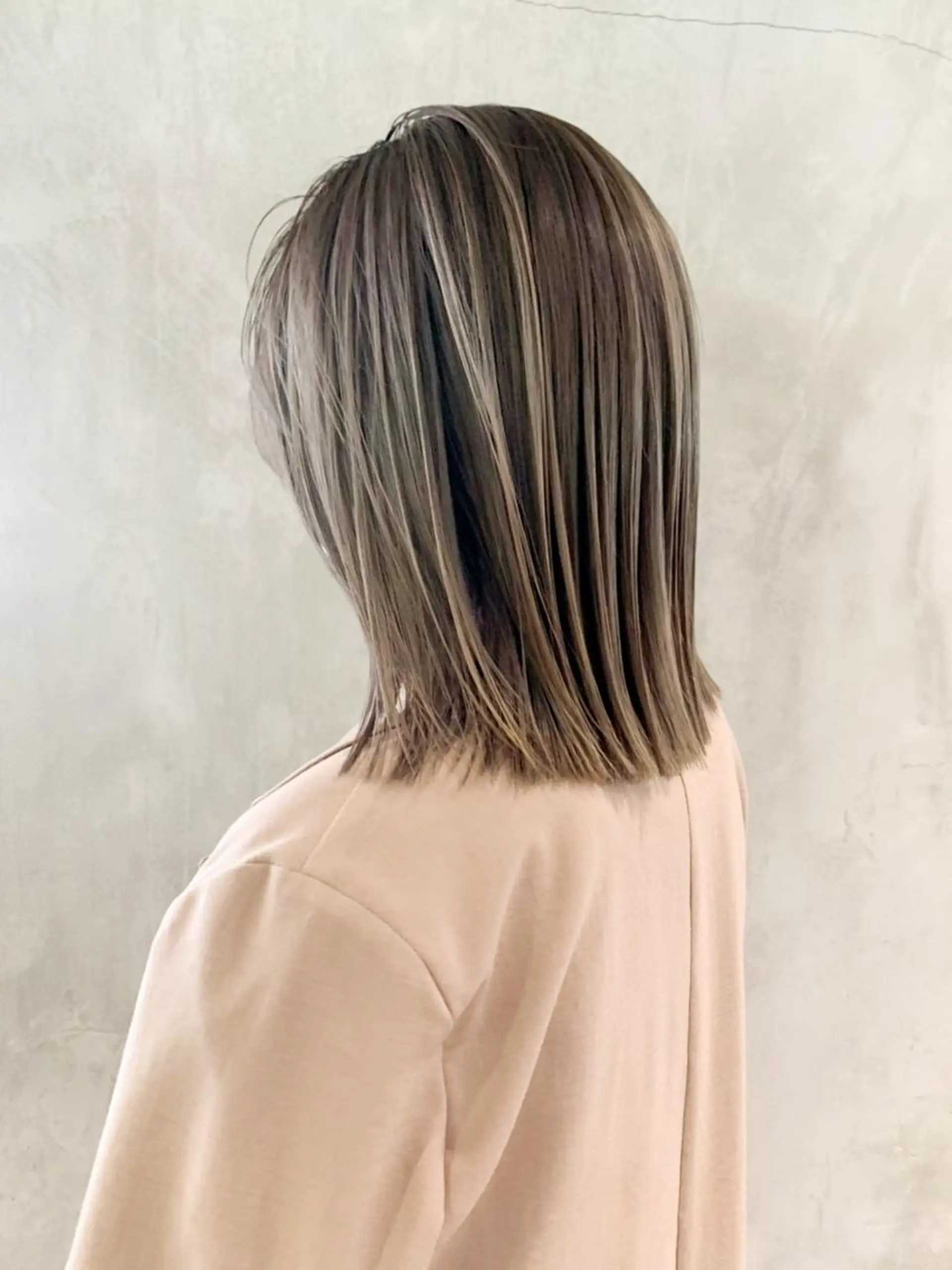 ミディアム カラー パーマ ヘアアレンジ ITbyALBUM 中野店のヘアスタイル