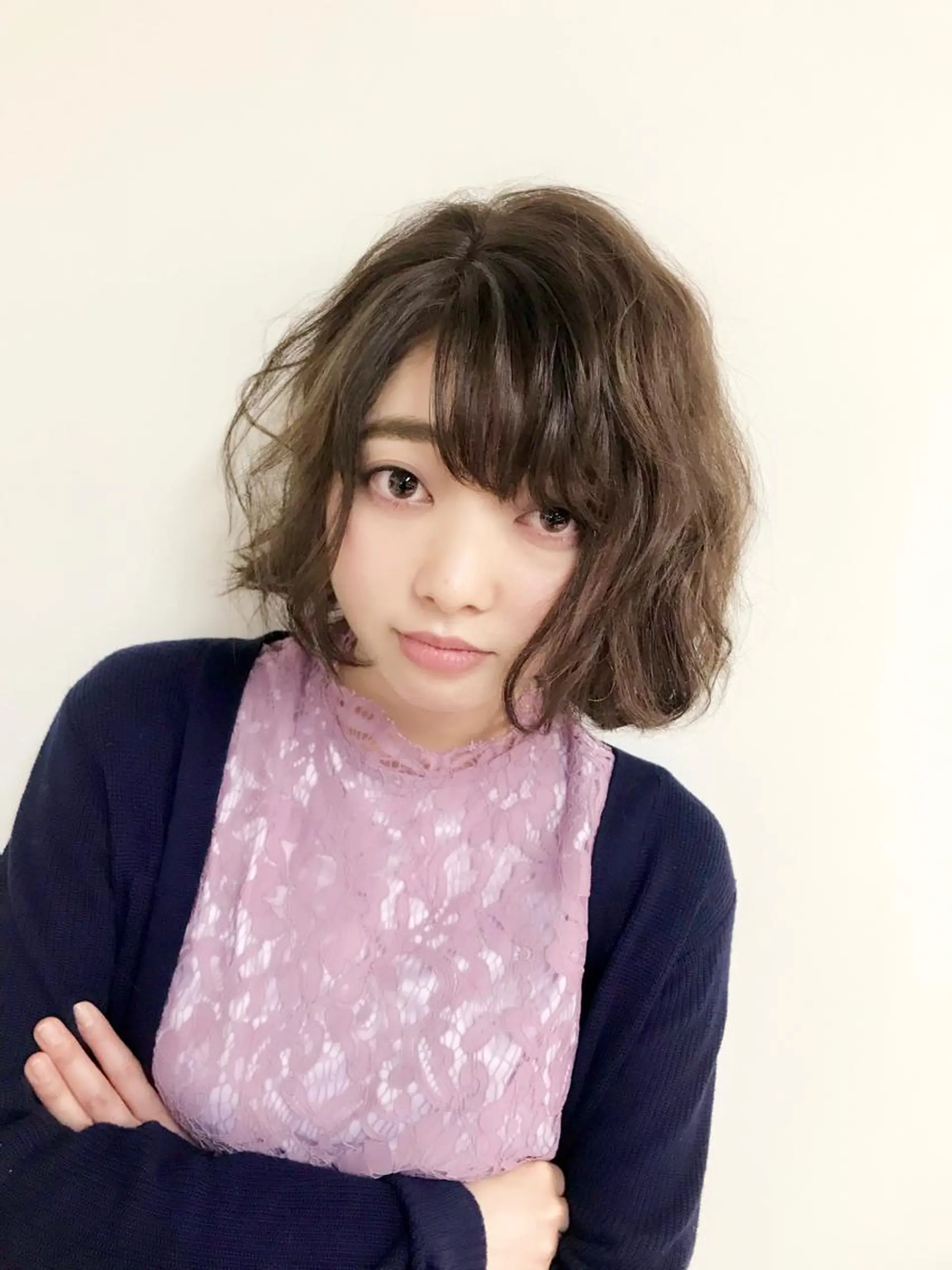 ミディアム カラー パーマ ヘアアレンジ ネイル マツエク・マツパ 吉川 宙翔のヘアスタイル