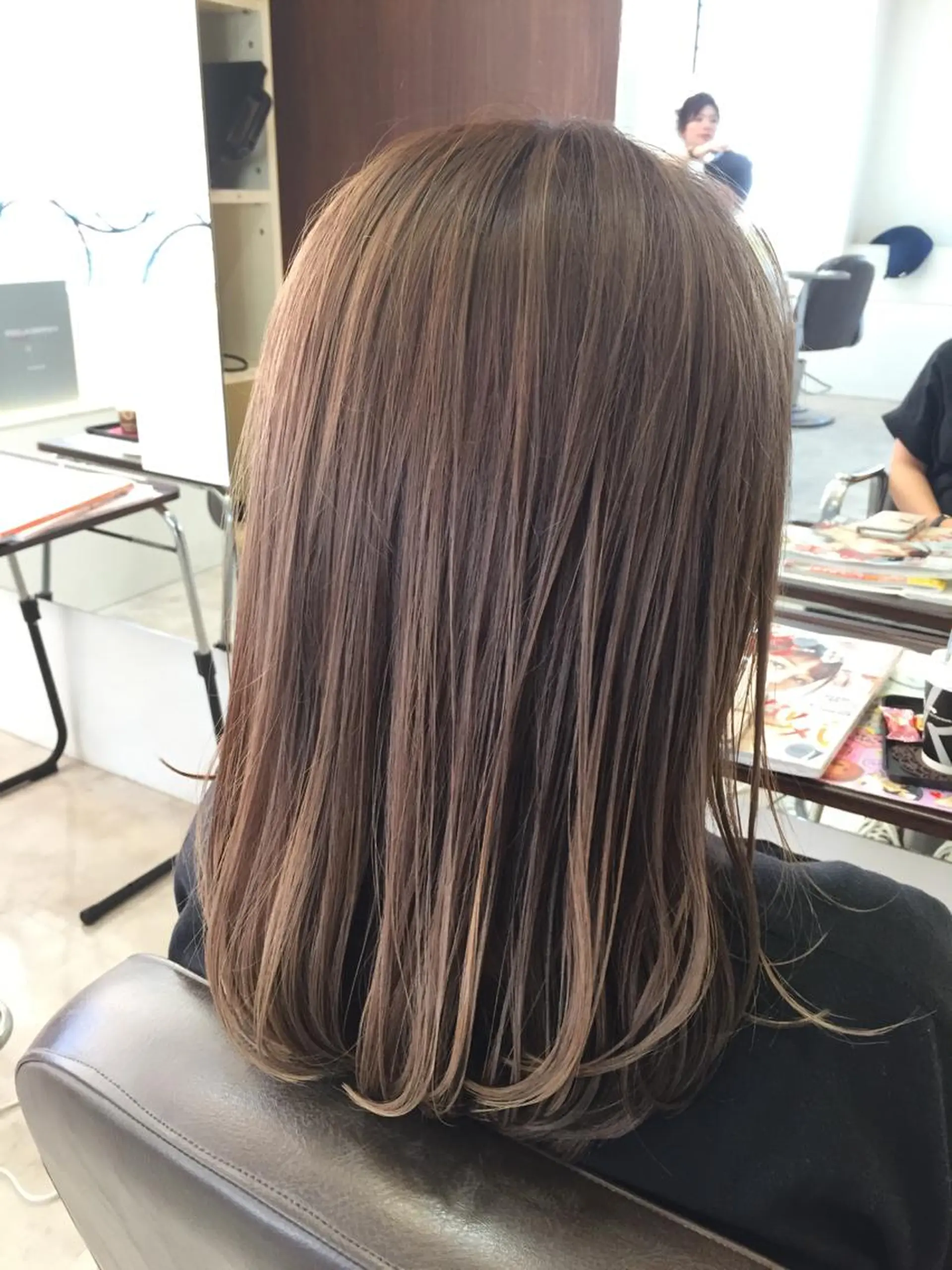 ミディアム メンズパーマ/難波/ 心斎橋　室園亮佑のヘアスタイル