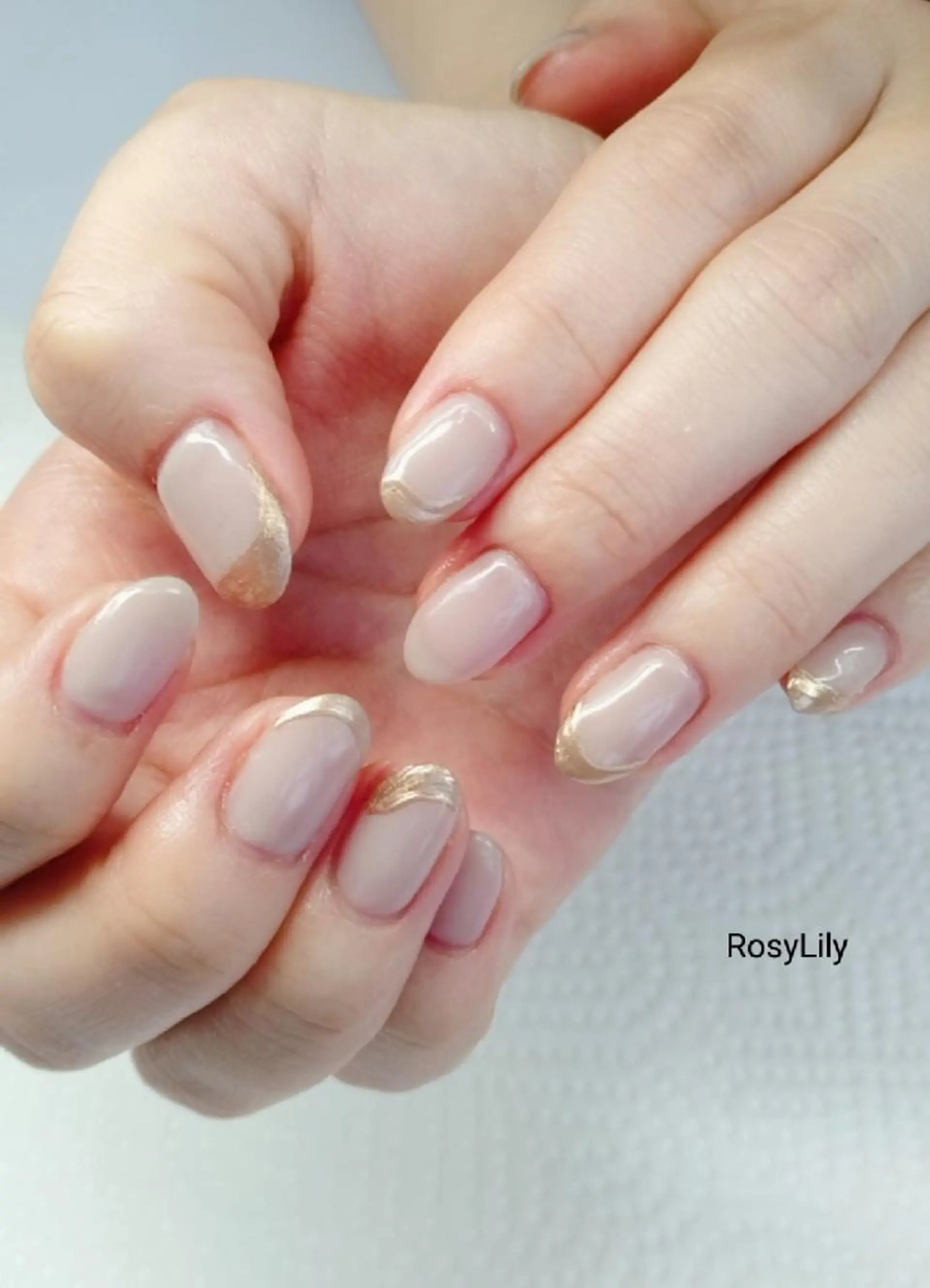 ネイル ミラーネイル ハンドネイル ハンドケア プライベートサロン RosyLily所属・プライベートサロン Rosy Lilyのネイルデザイン