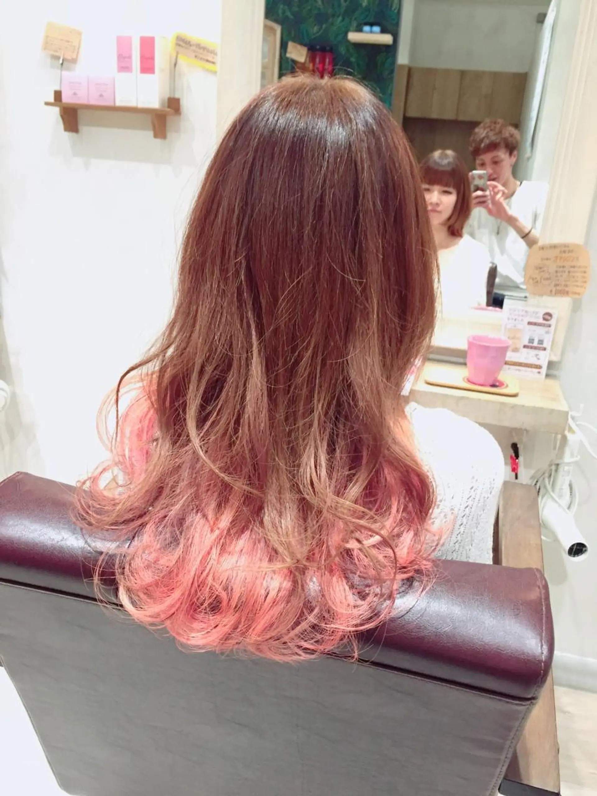 ロング ツートーンカラー メンズ指名多数!! SiLO 田島のヘアスタイル