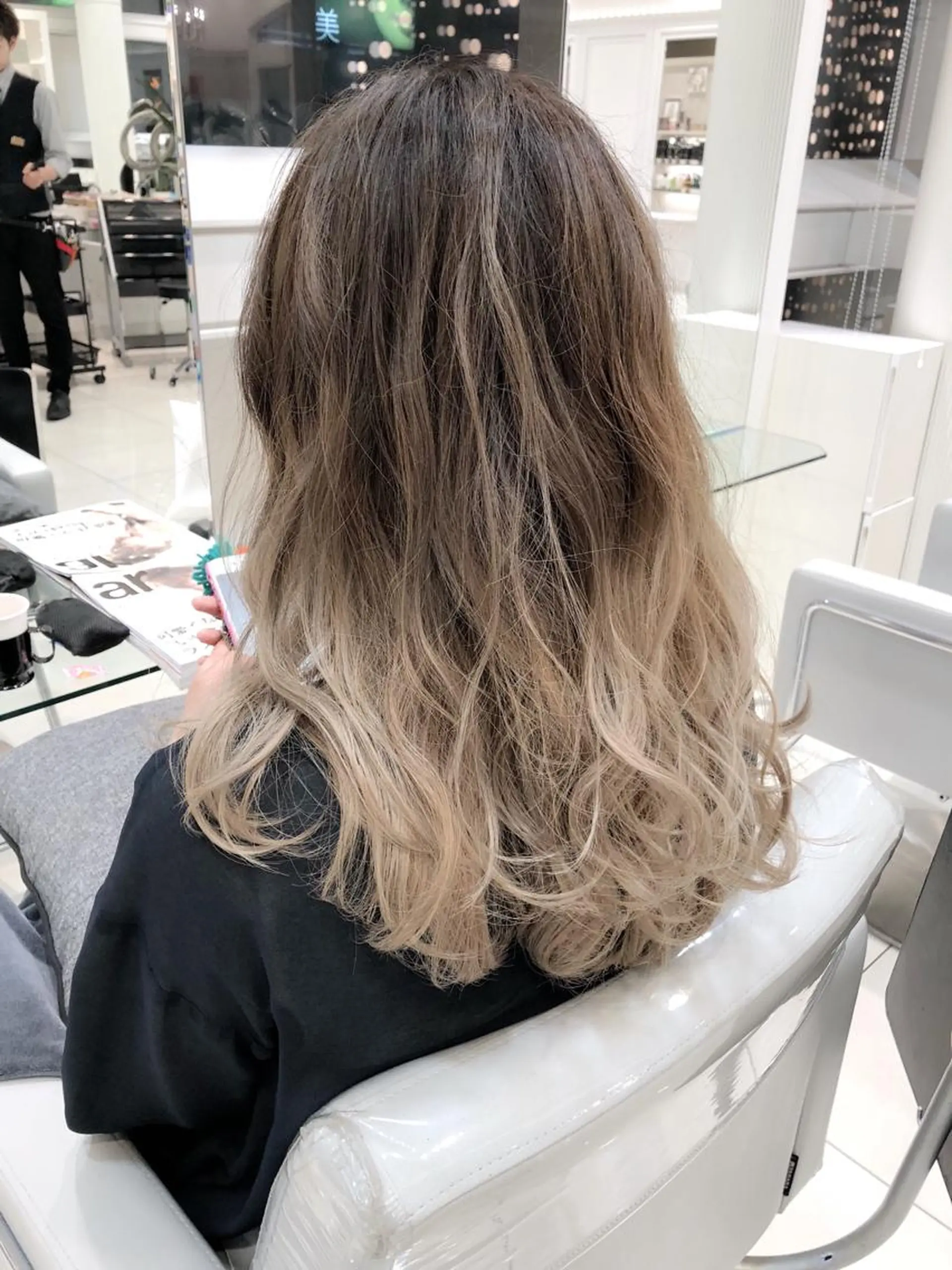 ロング カラー ブリーチ グラデーションカラー カット ヘアカラー トリートメント 縮毛矯正/髪質改善 /ブリーチ/東陽町✨のヘアスタイル