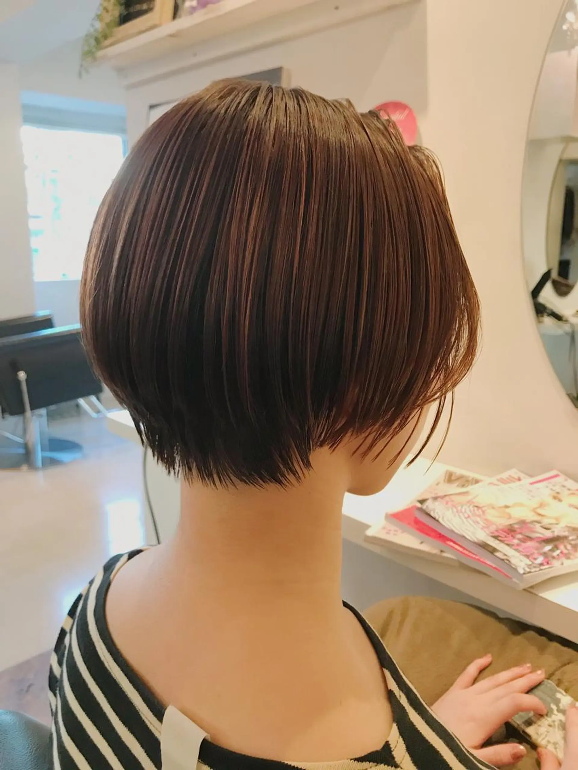 ショート カラー 代官山 ボブヘアーのヘアスタイル