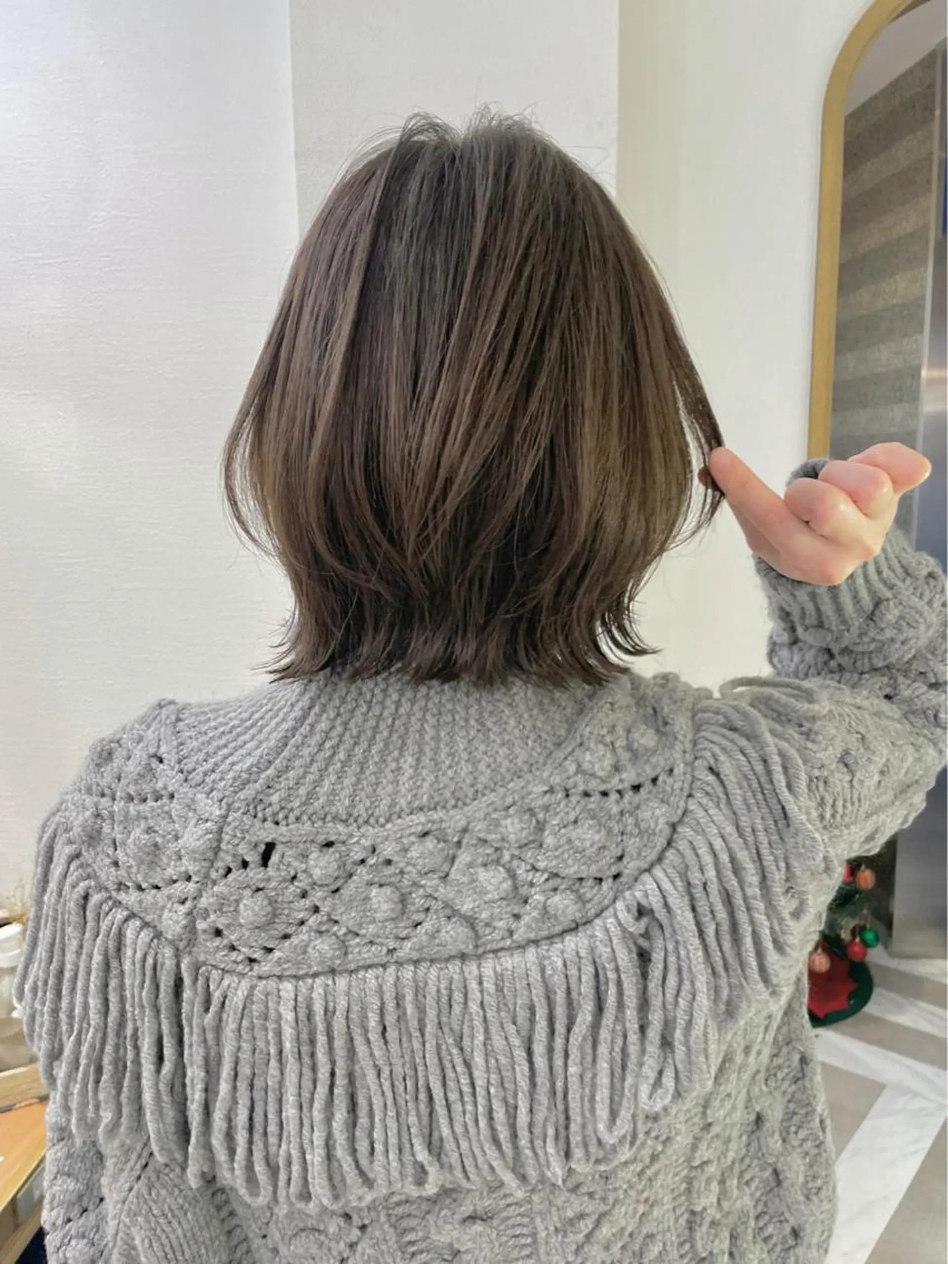 ショート カット ヘアカラー トリートメント ボブ/縮毛矯正 髪質改善/もえるのヘアスタイル