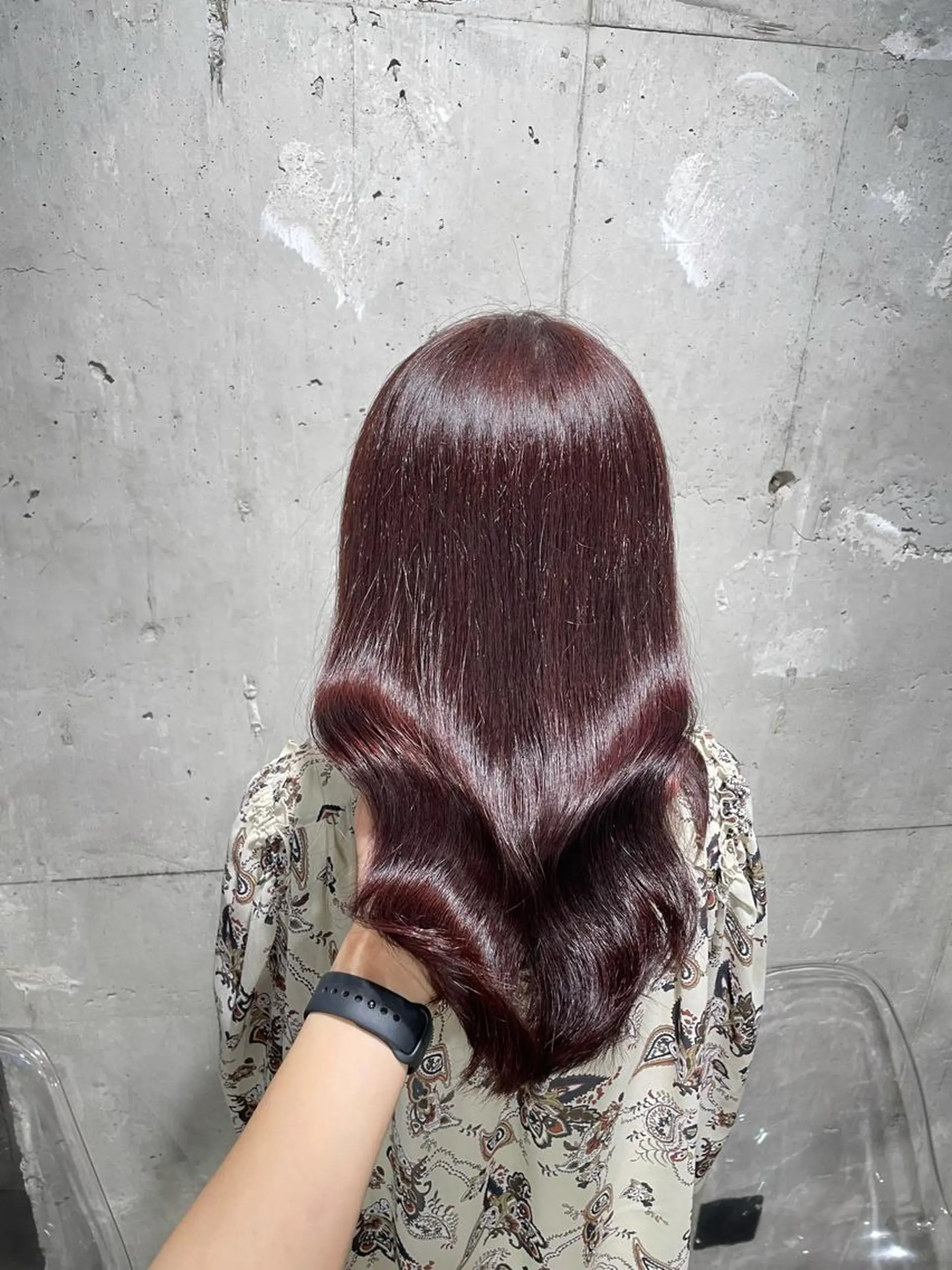 セミロング カラー ヘアカラー トリートメント ヘッドスパ ヘアセット ベージュカラー💖 やすひろのヘアスタイル