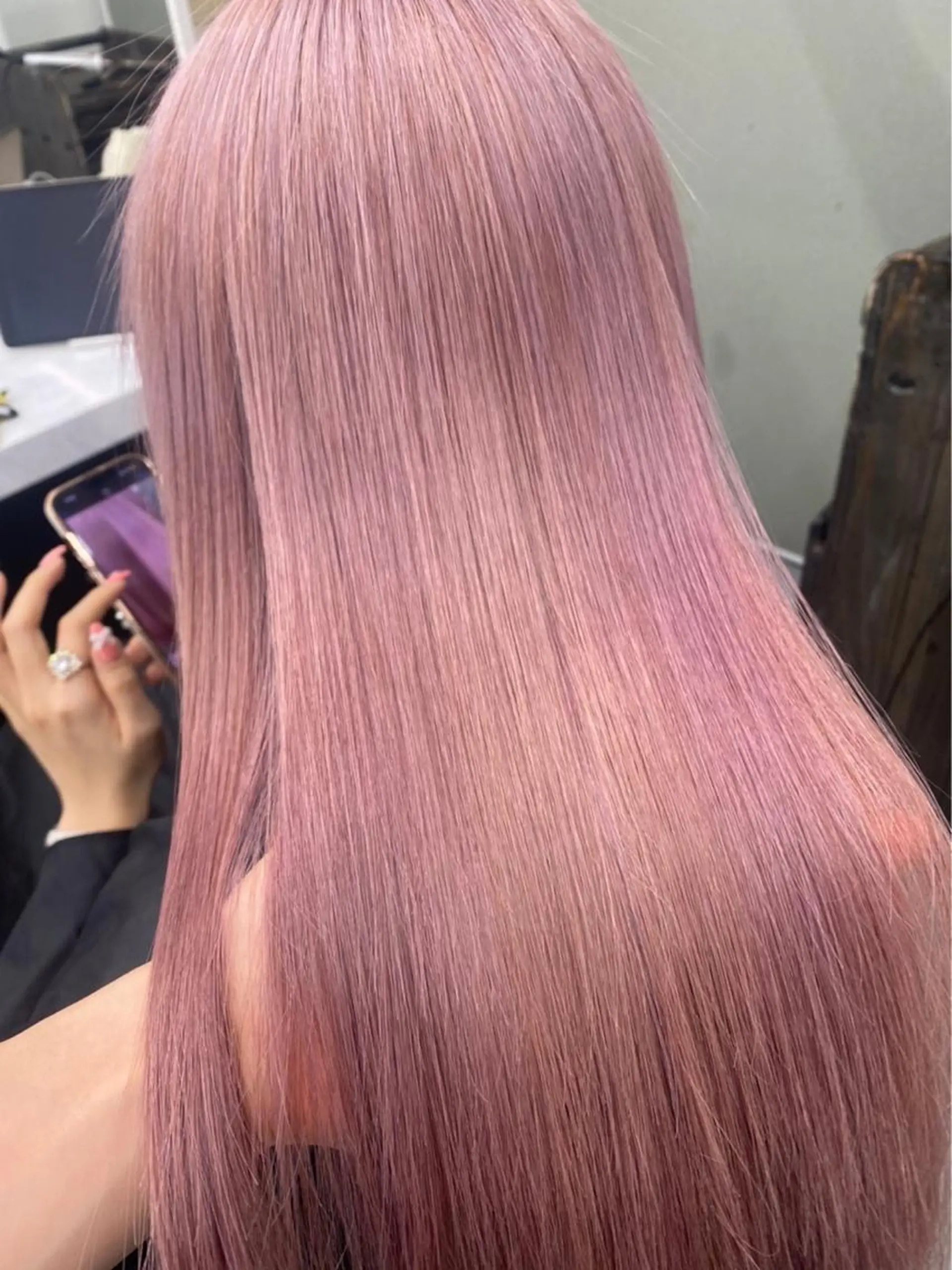 セミロング カラー 髪質改善/レイヤー カット手塚奨のヘアスタイル