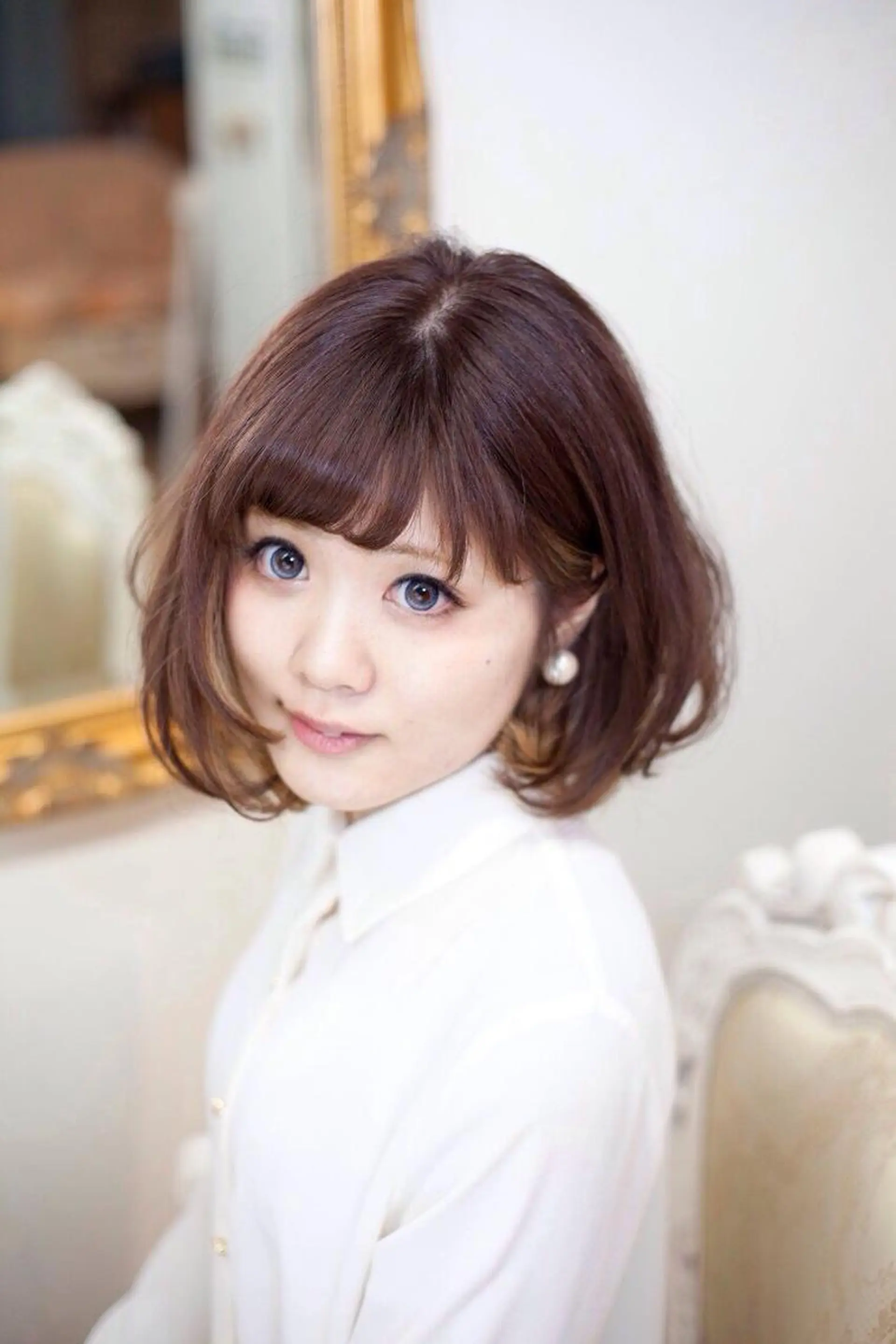 ミディアム cachecache所属・及川 光のヘアスタイル