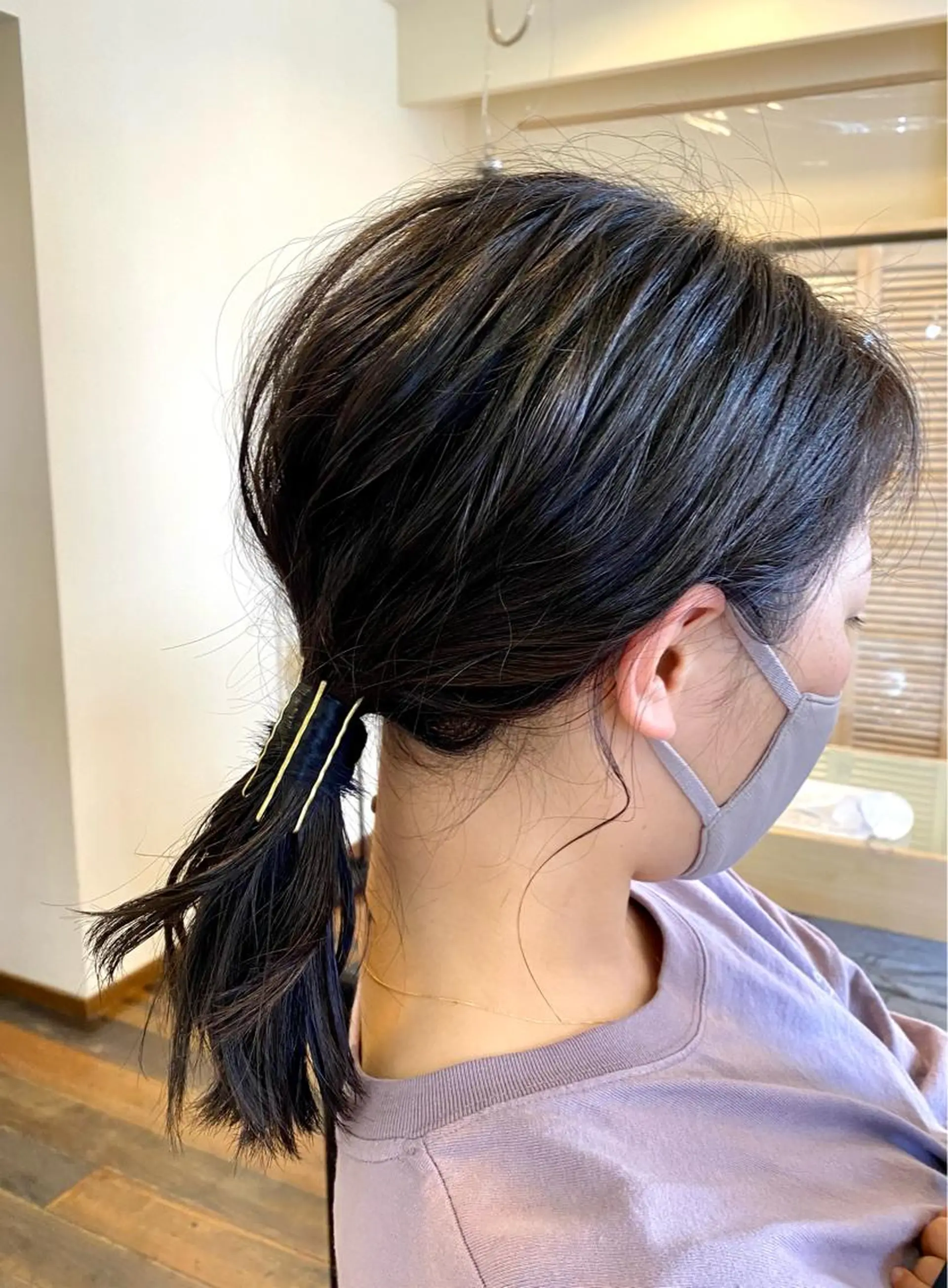 ミディアム カラー 中川 茜里のヘアスタイル