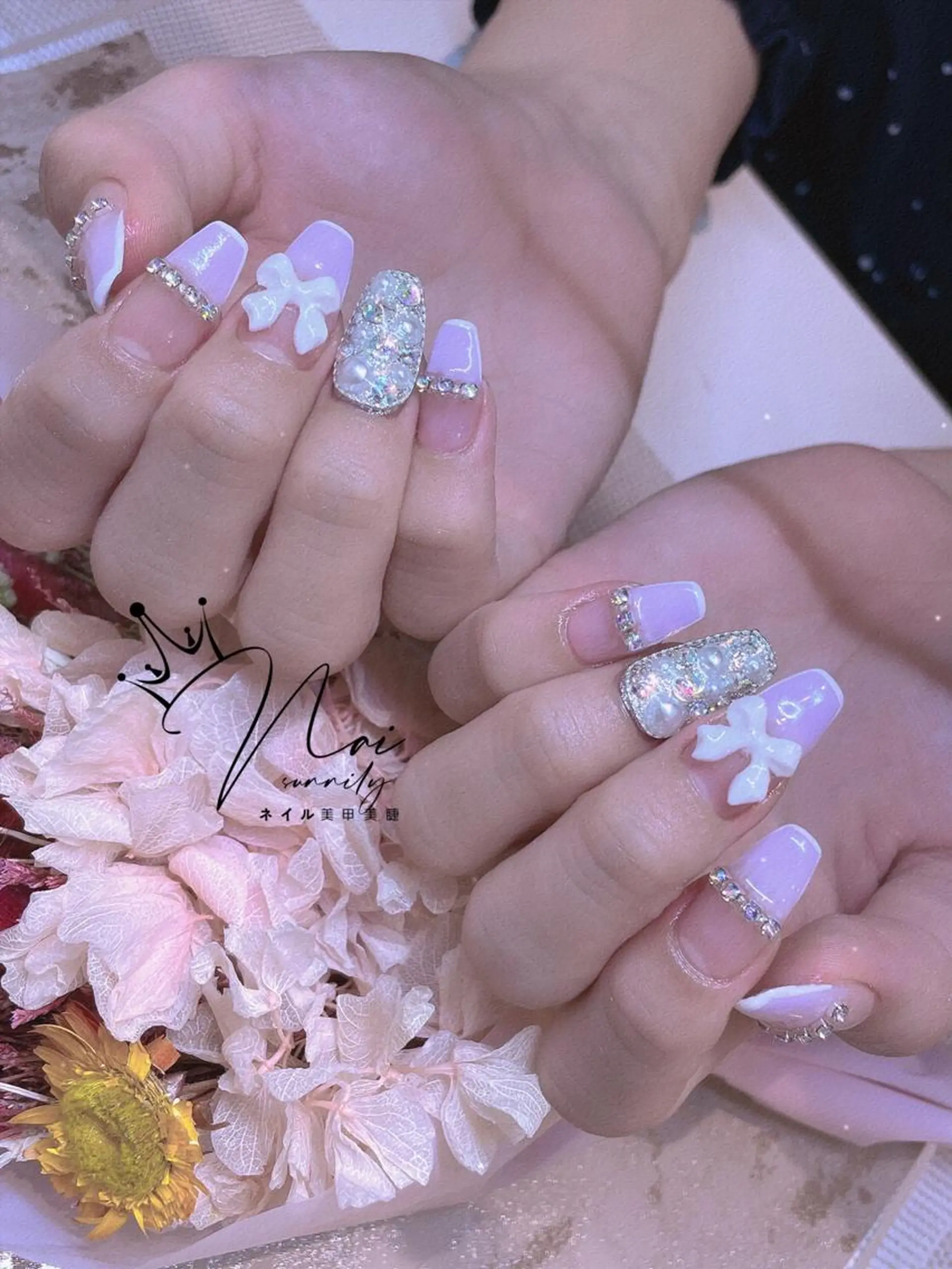 ネイル ワンホンネイル 長さだし専門店 M2　rikaのネイルデザイン