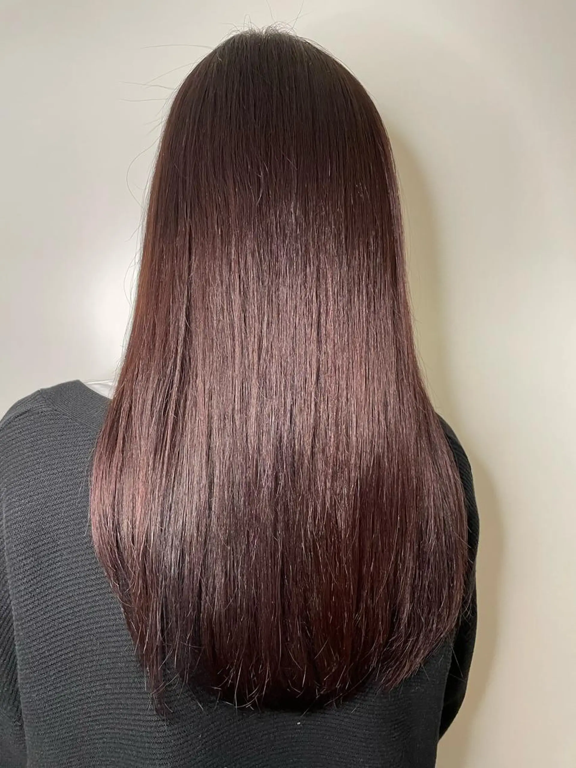 ロング カラー ベージュカラー ピンクカラー ピンクベージュ 大塚 友茉のヘアスタイル